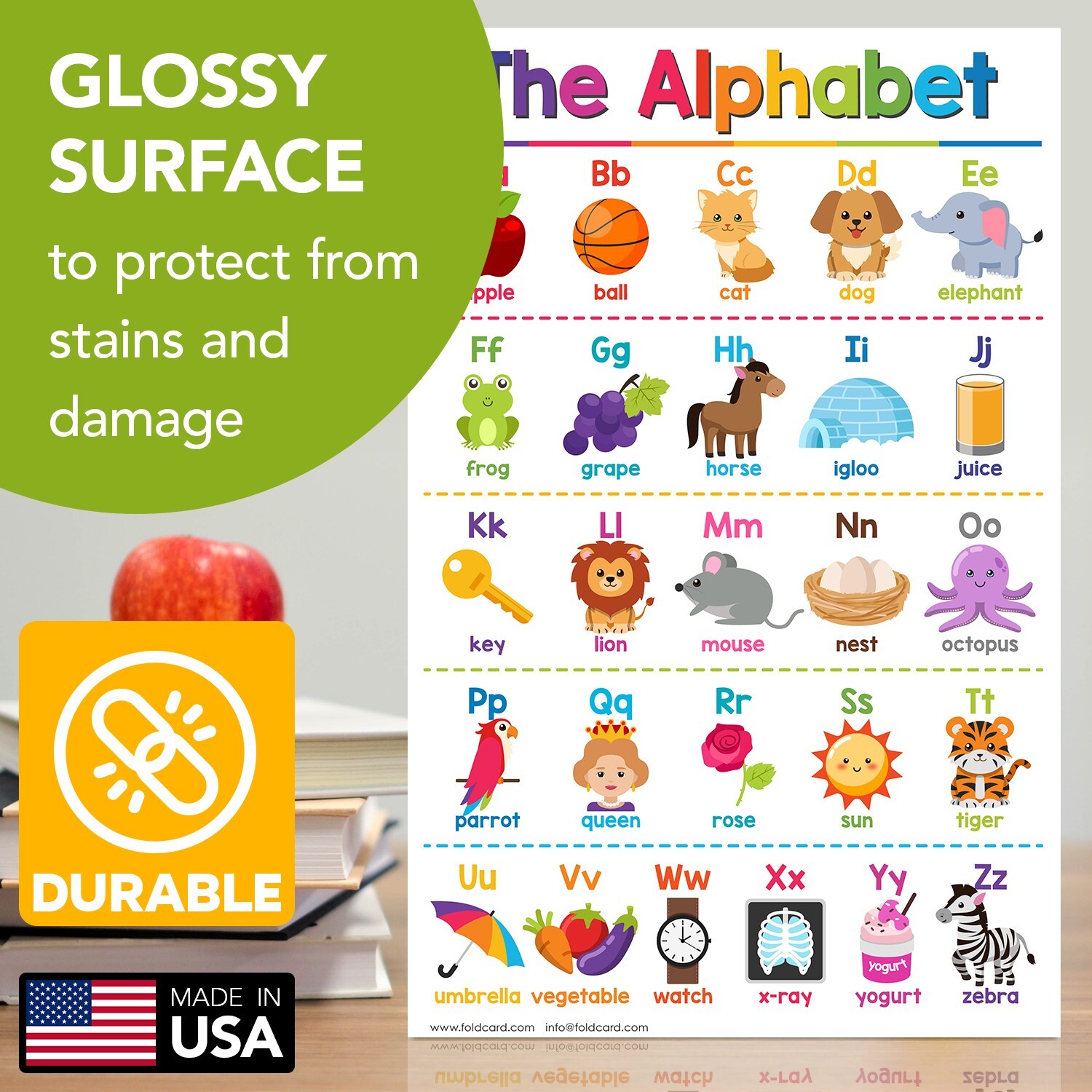 11 x 17 Educational Posters – Bundle of 16 Learning Chart for Classroom Homes