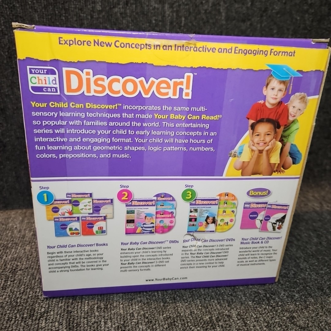 Your Child Can Discover! Deluxe Kit For Ages 1-7 Educational Learning