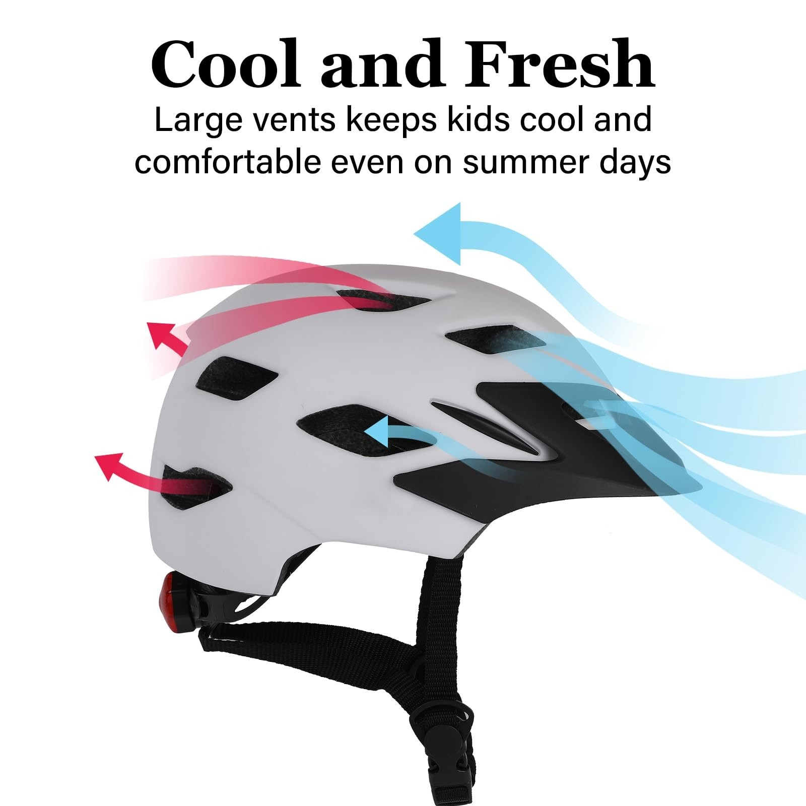 Kids Bike Helmet, Adjustable Youth Boys Girls Helmets for Ages 3-5-8-14 Years…