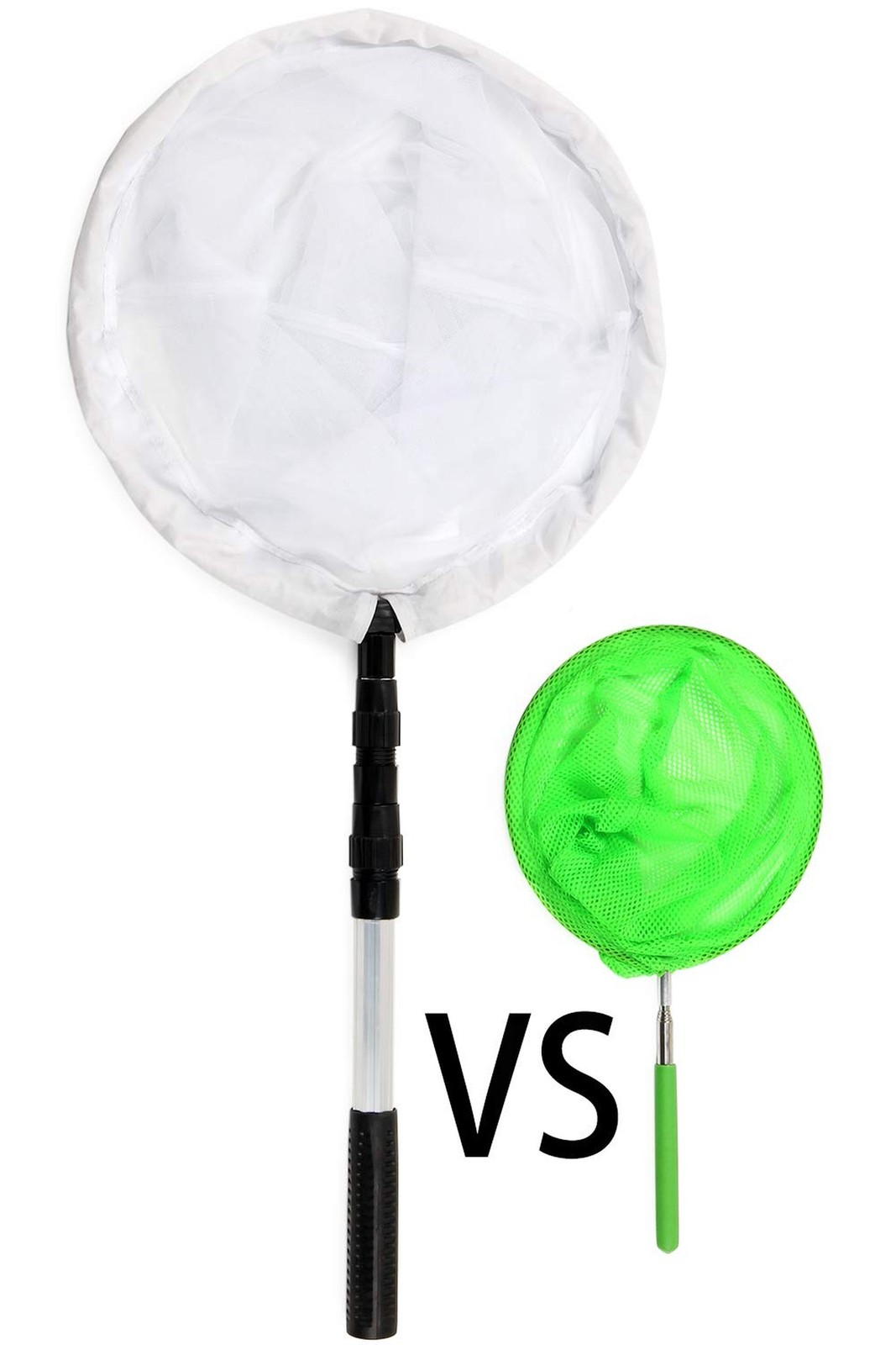 RESTCLOUD Large Insect and Butterfly Net Bug Catching Net Bird Net with 14″ Ring