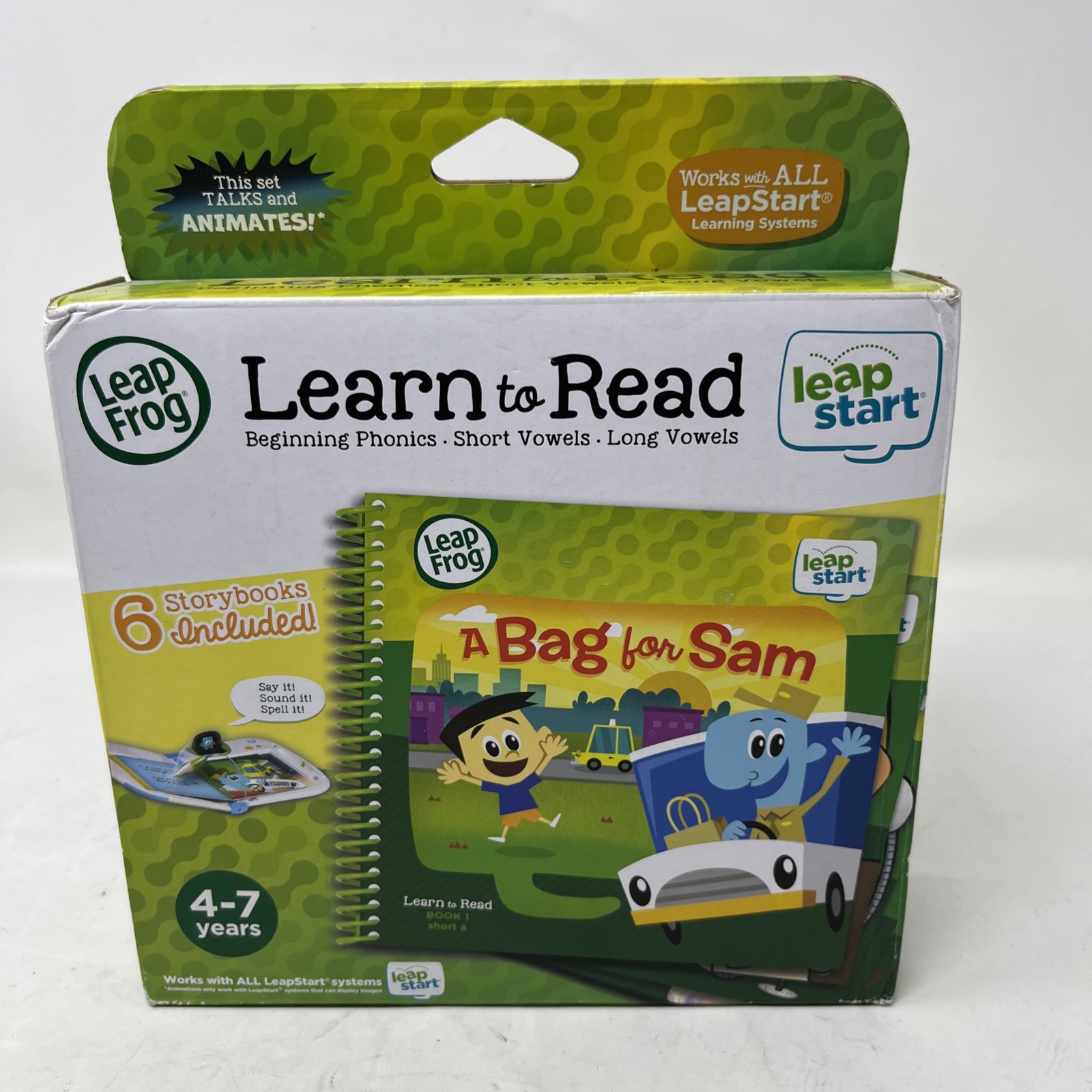 Leap Frog LEARN TO READ Volume 1 6 Books for Ages 4-7 Leap Start 3D
