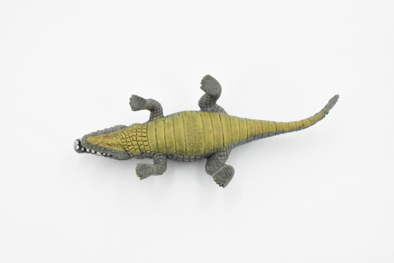 Alligator, Gator, Reptile, Realistic Soft Rubber Model, Toy, Figure 3.5″ F1087