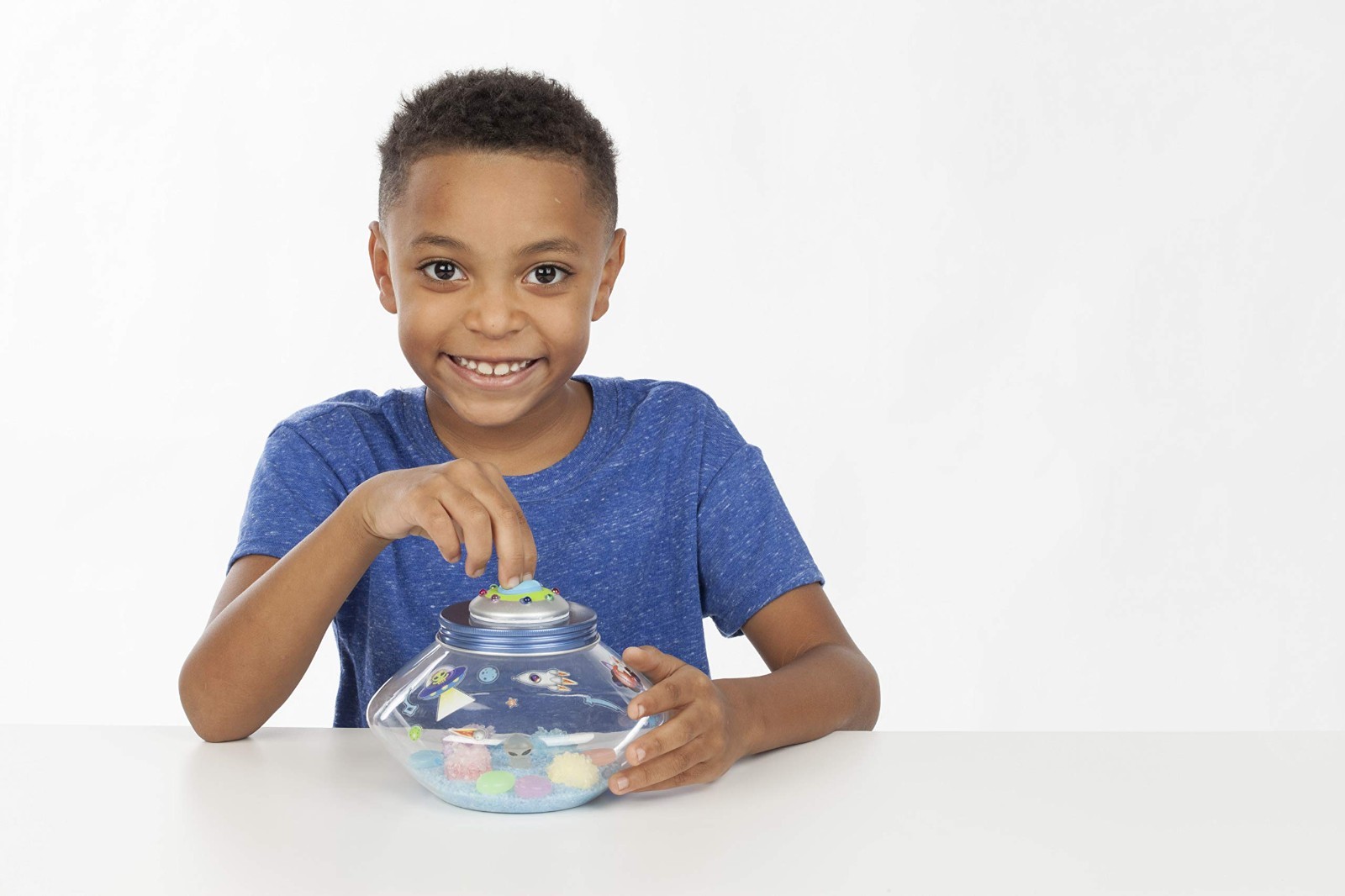 DIY Crystal Space Terrarium Kit – STEM Science Project for Kids 6+ – Fun Crystal