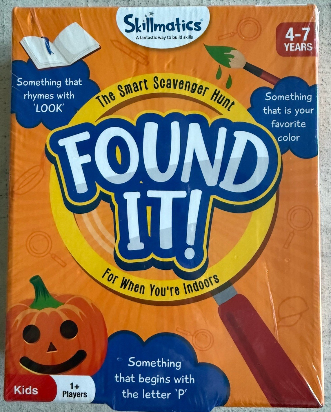 Skillmatics FOUND IT Indoors Scavenger Hunt Card Game Educational NEW Sealed
