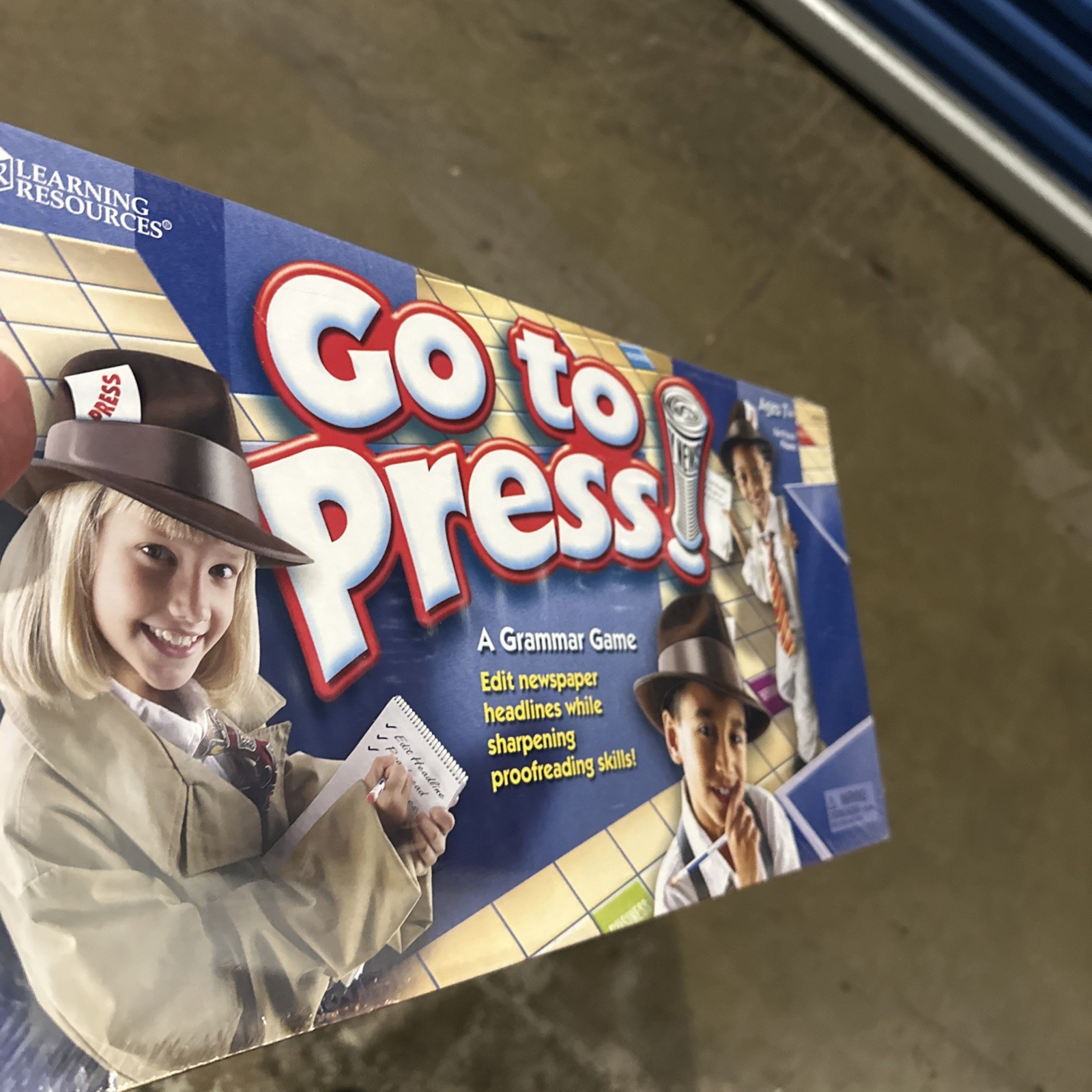 Learning Resources GO TO PRESS Grammar Game
