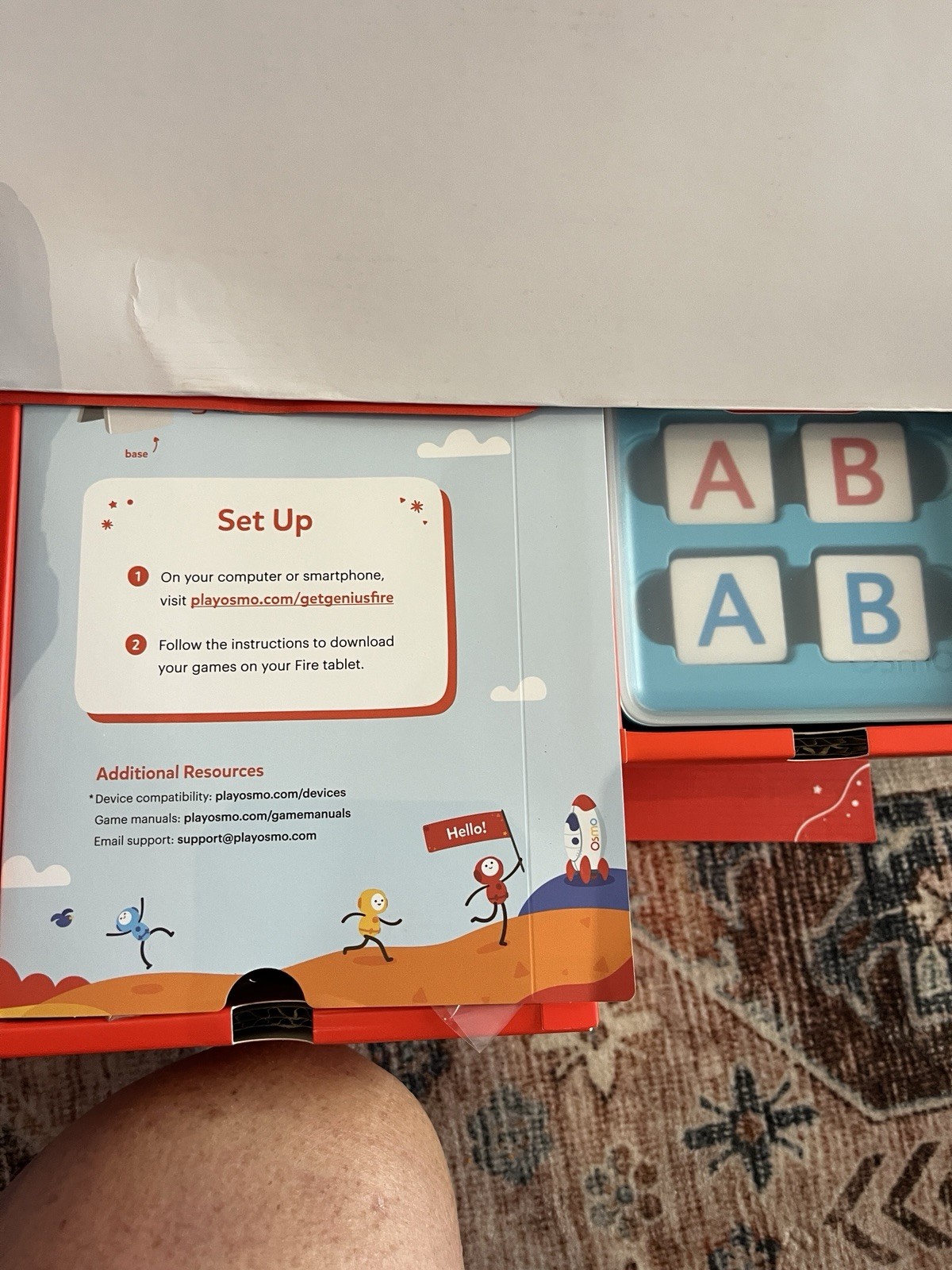 Osmo Genius Starter Kit for Fire Tablet, 5 Apps, Tangram, Tiles, Storage