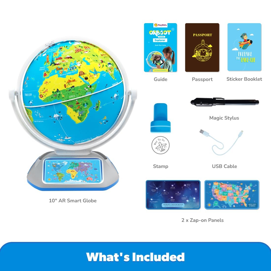 PlayShifu Orboot Earth Explorer – Interactive AR Globe for Kids Multi Color