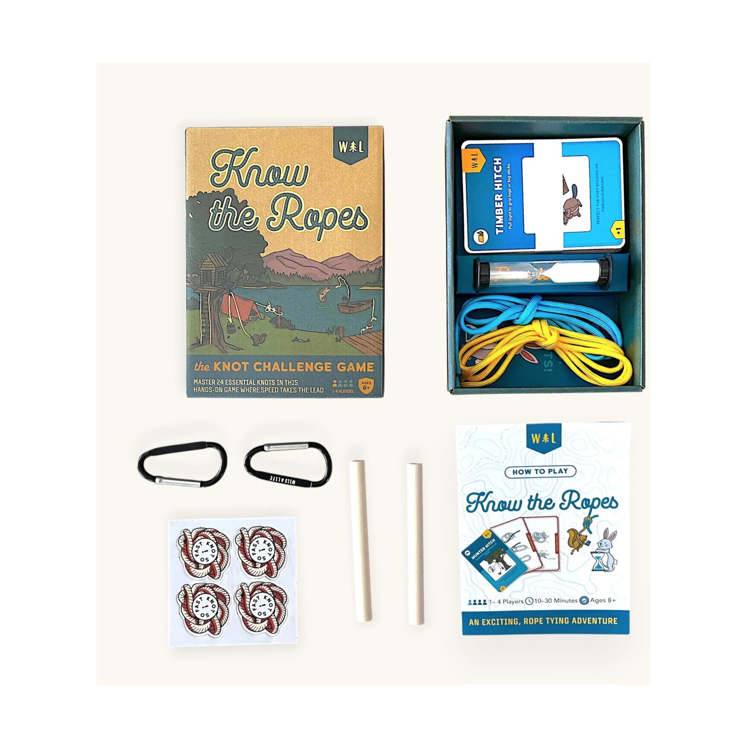 Wild Life Outdoor Adventures Toys and Games Know the Ropes Box New
