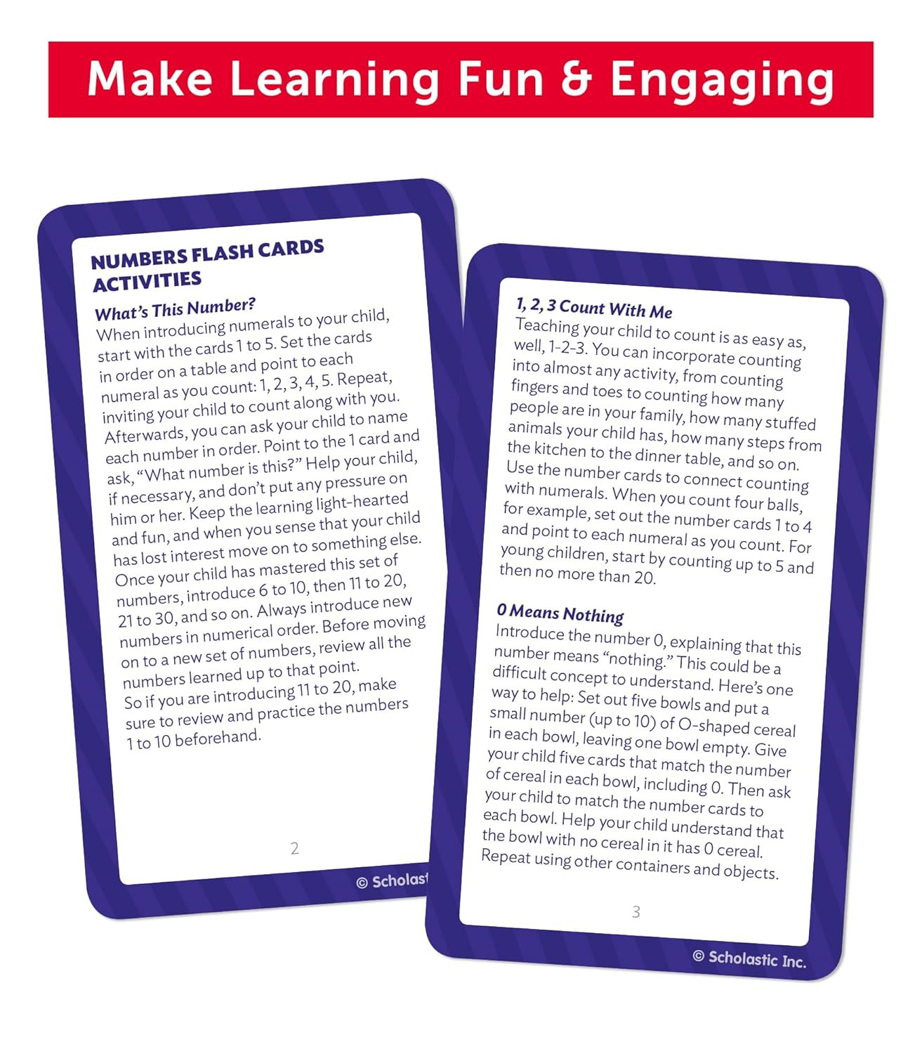 Flash Cards: Numbers 0 – 100