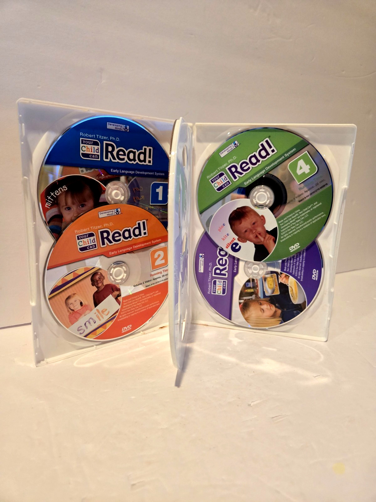 Your Child Can Read Volume 1-5 DVD Set Robert Titzer Ph.D-Ages 3 and Up!