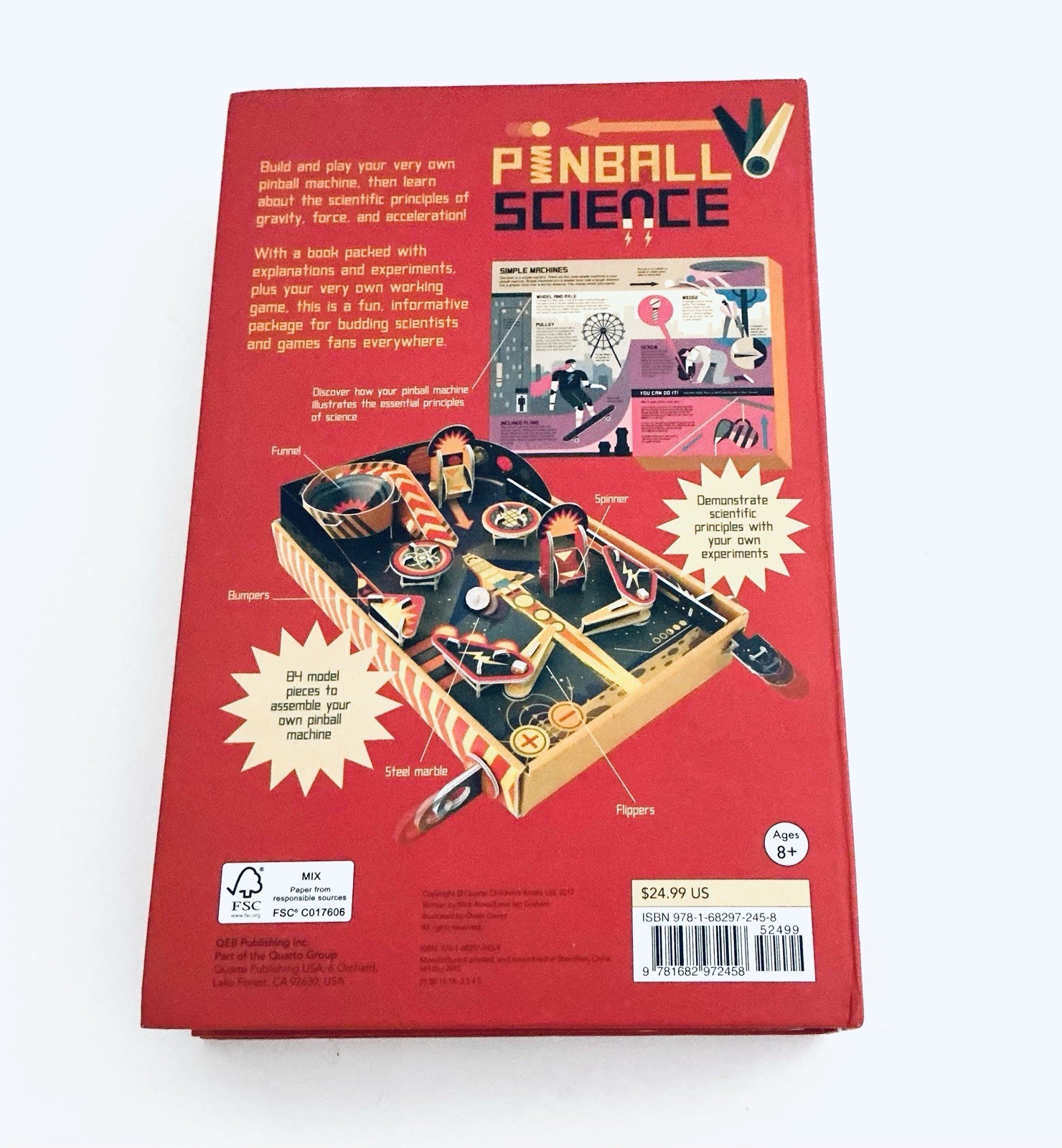 Pinball Science Kit Build Your Own Pinball Machine Project With Book