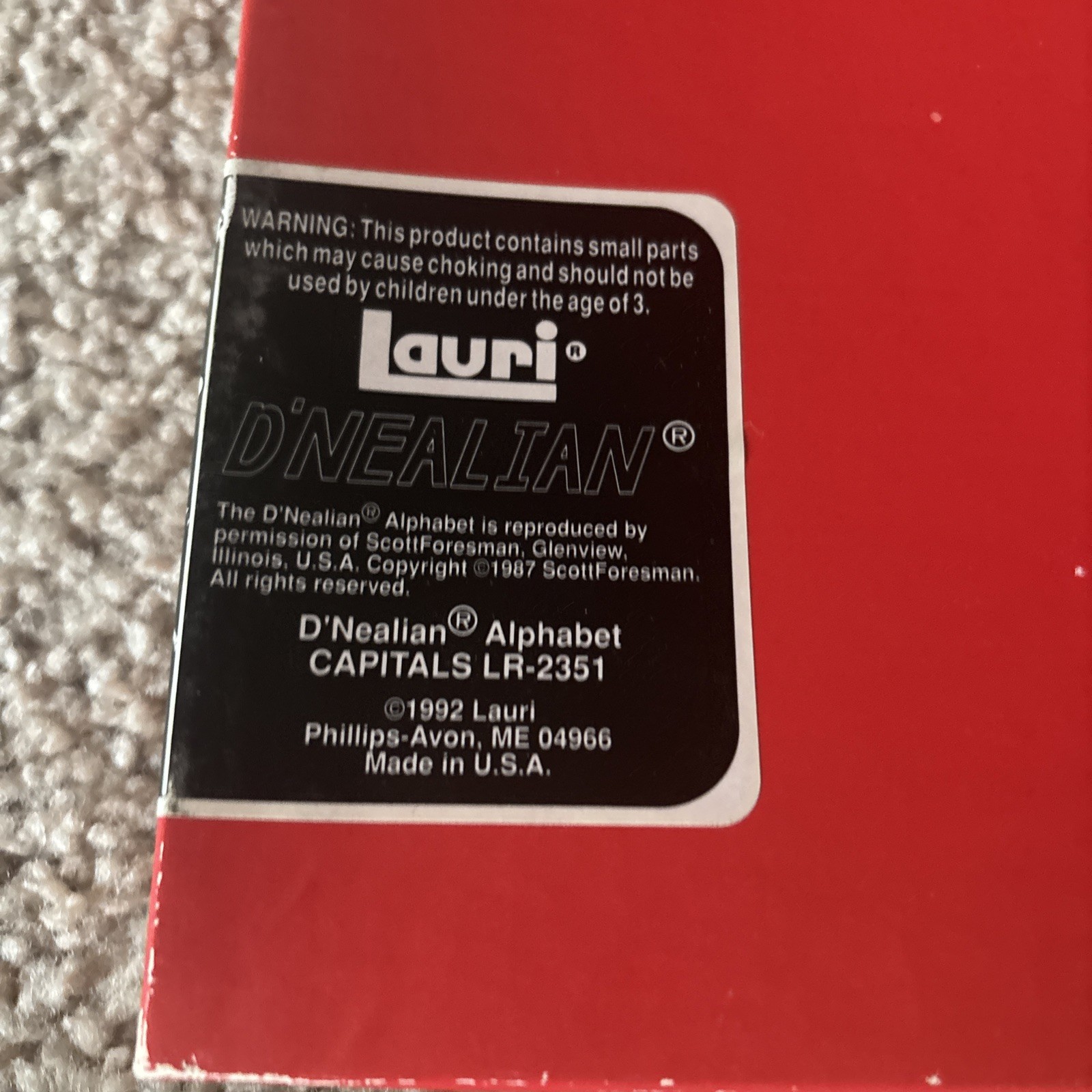 3 Lauri Crepe Foam Alphabet Letters A to Z Word Puzzles Homeschool 1980/90’s
