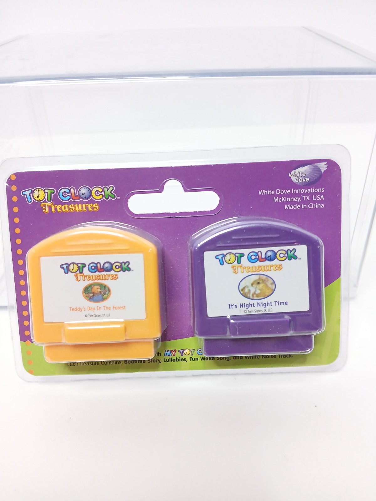 Set of 2 Tot Clock Treasure Story Cartridges 2 Pack Brand New