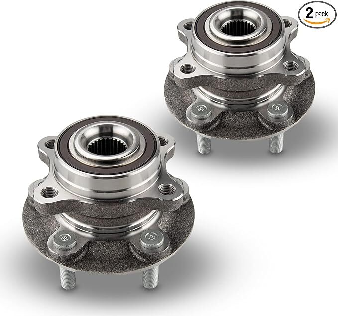 KAX 512498 Pair Front Rear Wheel Bearing Hub Assemblies Compatible with