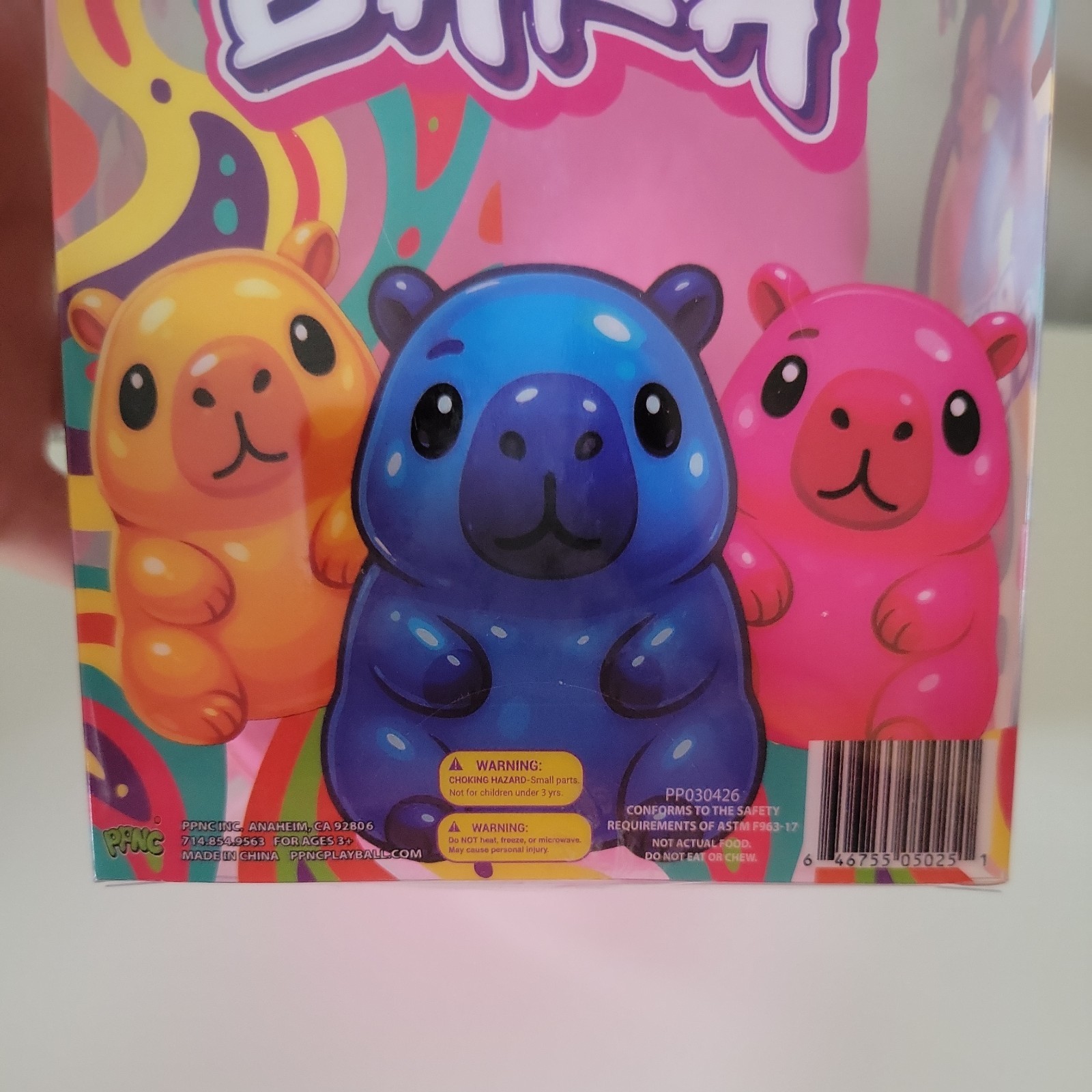 PPNC Capy Smoosh-a Bara Pink Jumbo Capybara Squeeze Squishy NIB VIRAL New Drop