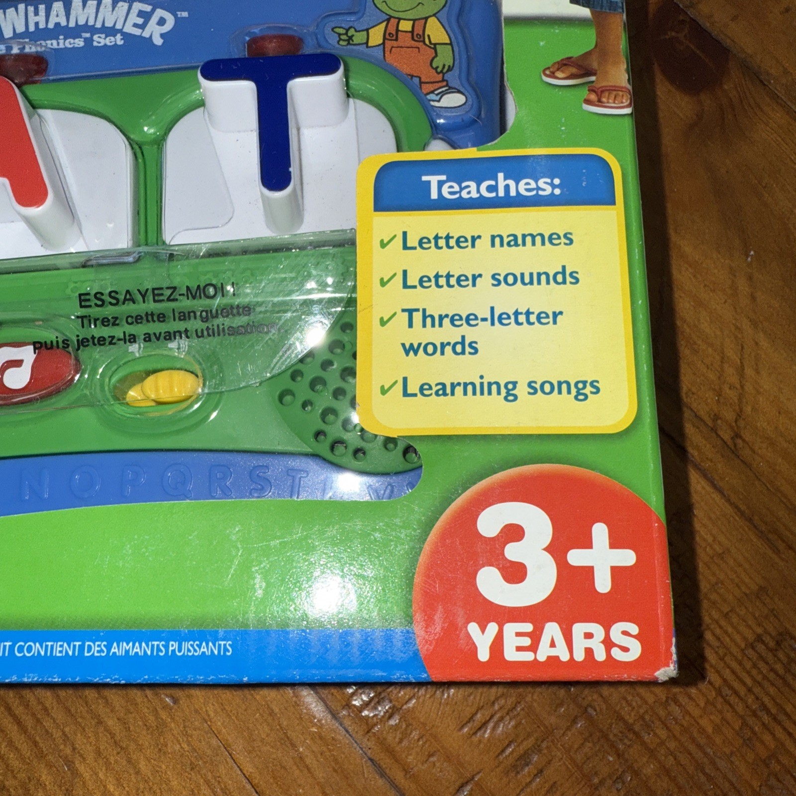 Leap Frog Word Whammer Fridge Phonics Set 32 Magnetic Letters 325 Words Toy