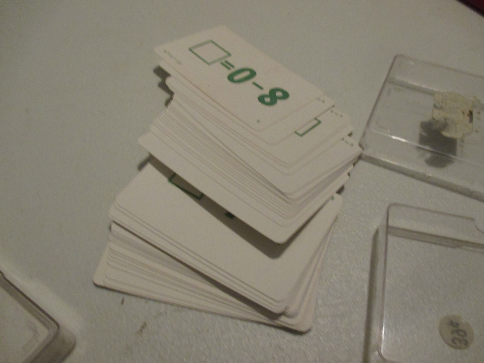 Lot of 2 Vintage Whitman Flash Card Games, Division, Subtraction