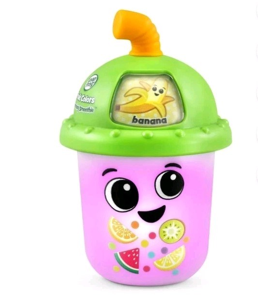 Leap Frog Fruit Colors Learning Smoothie Cup Teether Lights Up 6 Months NEW