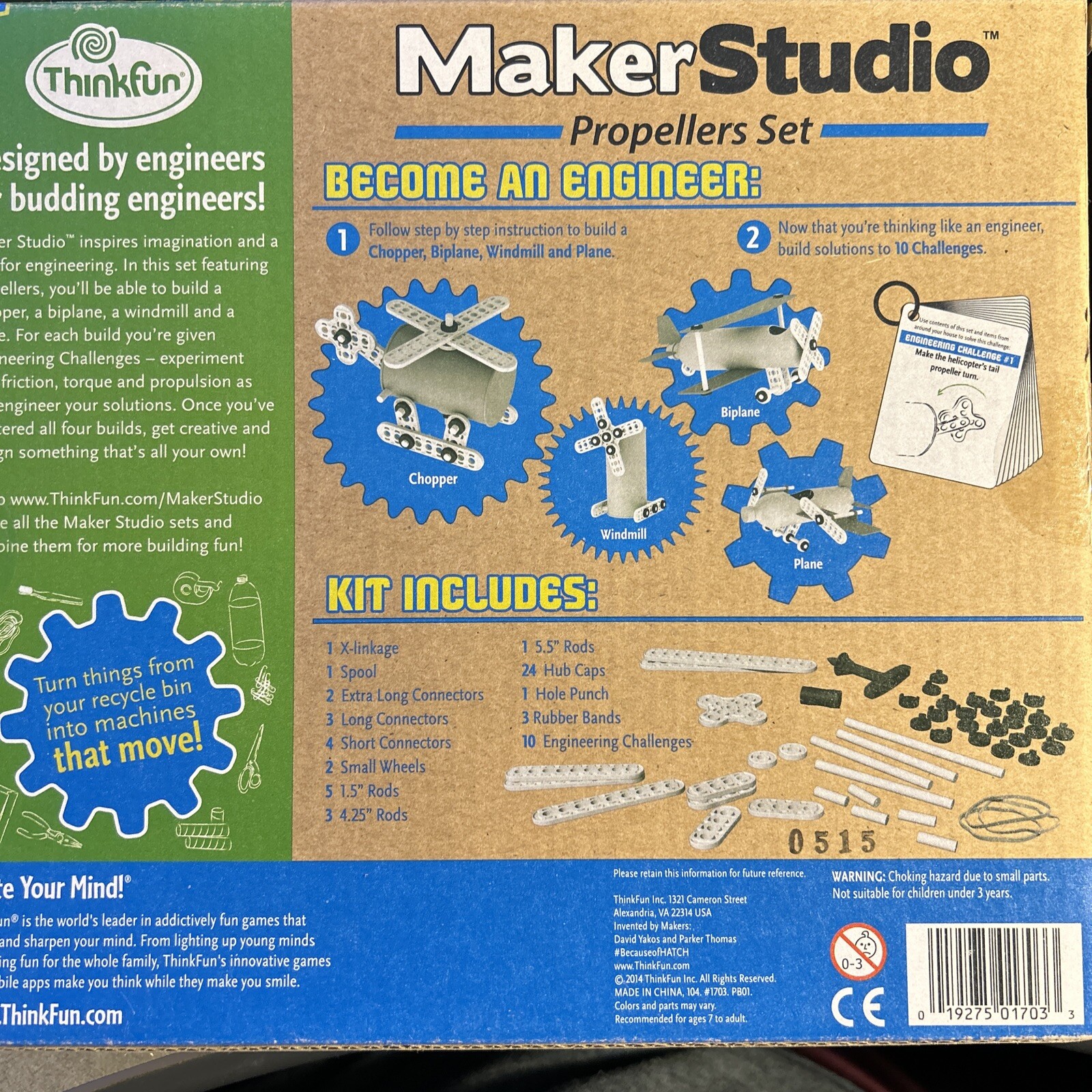 MAKERSTUDIO. Propellers Set. Ages 7+. 10 Engineering. FREE Shipping