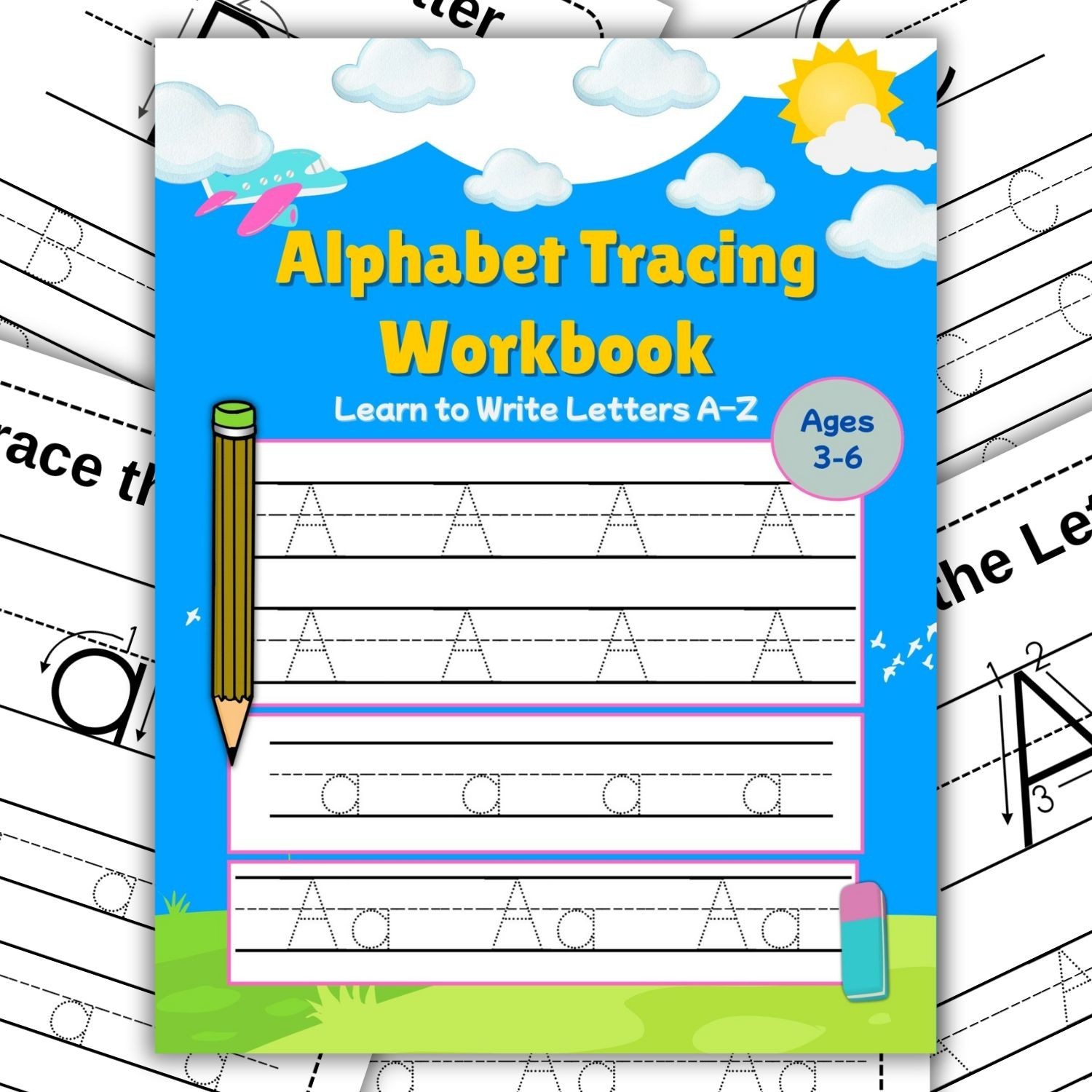 Alphabet Tracing Workbooks for Kids | Printable A-Z Letters