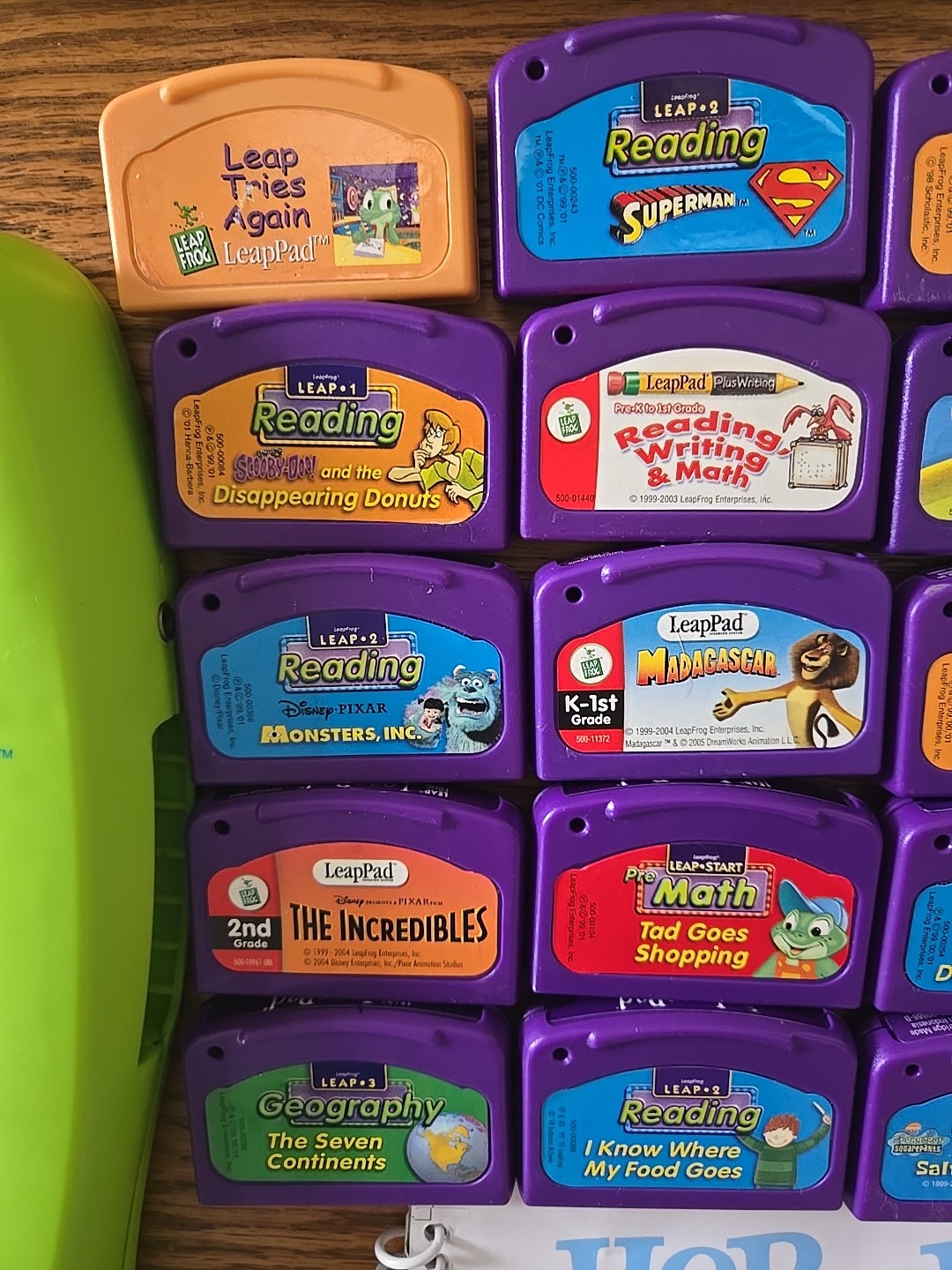 LeapFrog LeapPad Original Learning System Educational Reader Works! 26 Games