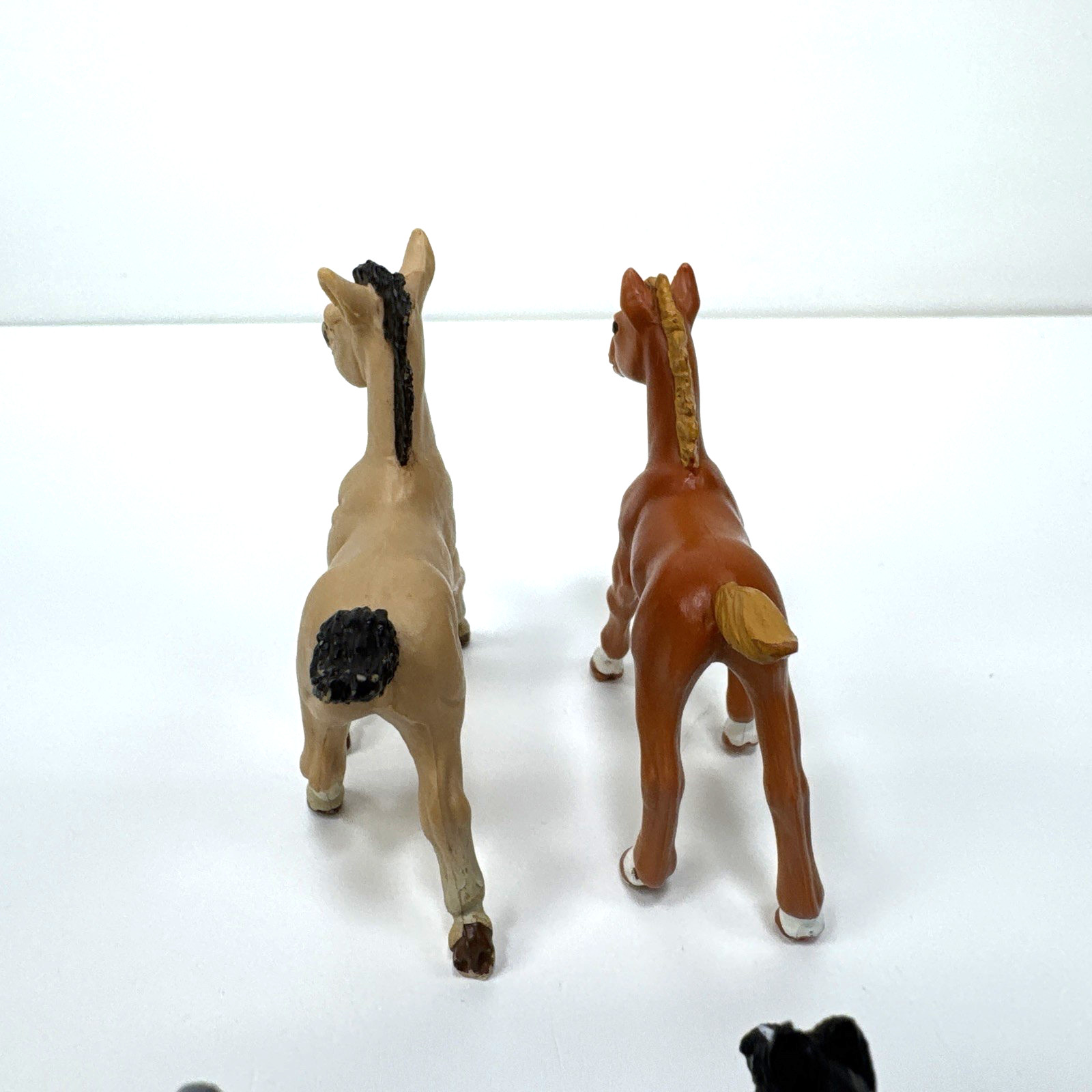 Lot Of 6 Miniature Horse Toy Figures Safari Plastic 90s & 2005