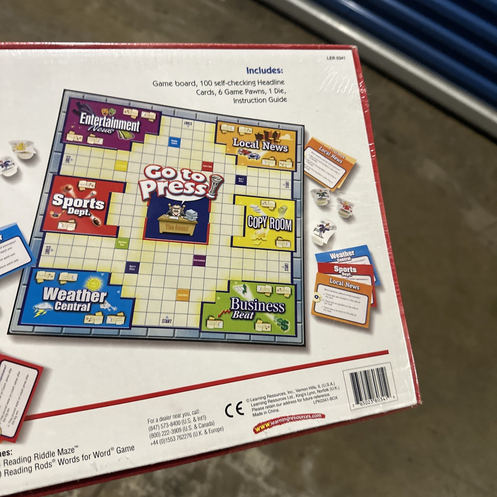 Learning Resources GO TO PRESS Grammar Game