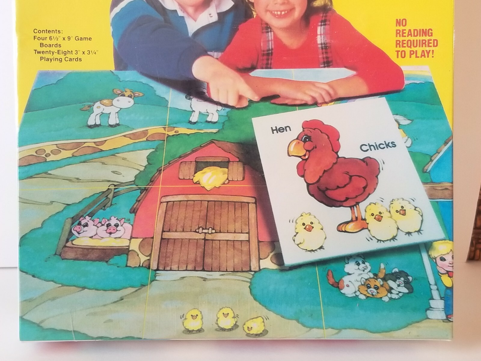 Vintage Creative Child Games Baby Animals Lotto NOS Sealed Picture Matching