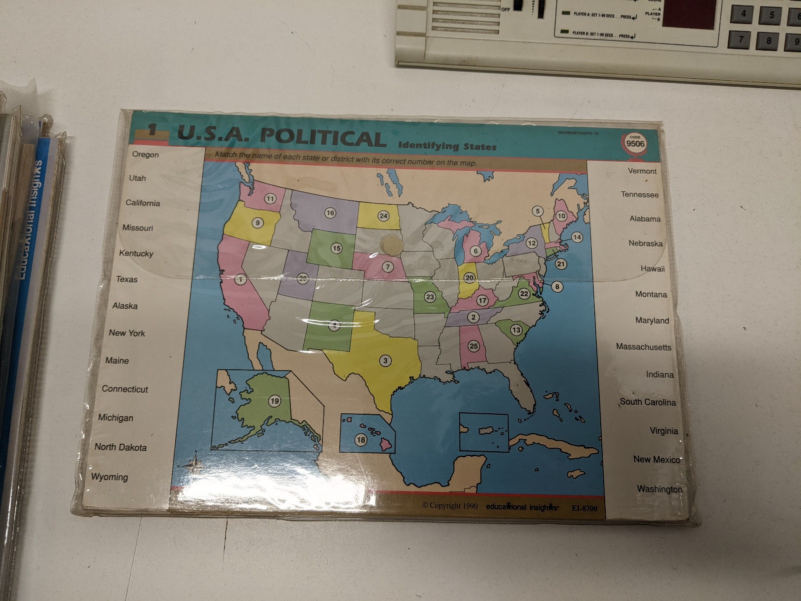 Large Lot of GeoSafari & MathSafari Learning Game plus Modules – Tested/Working