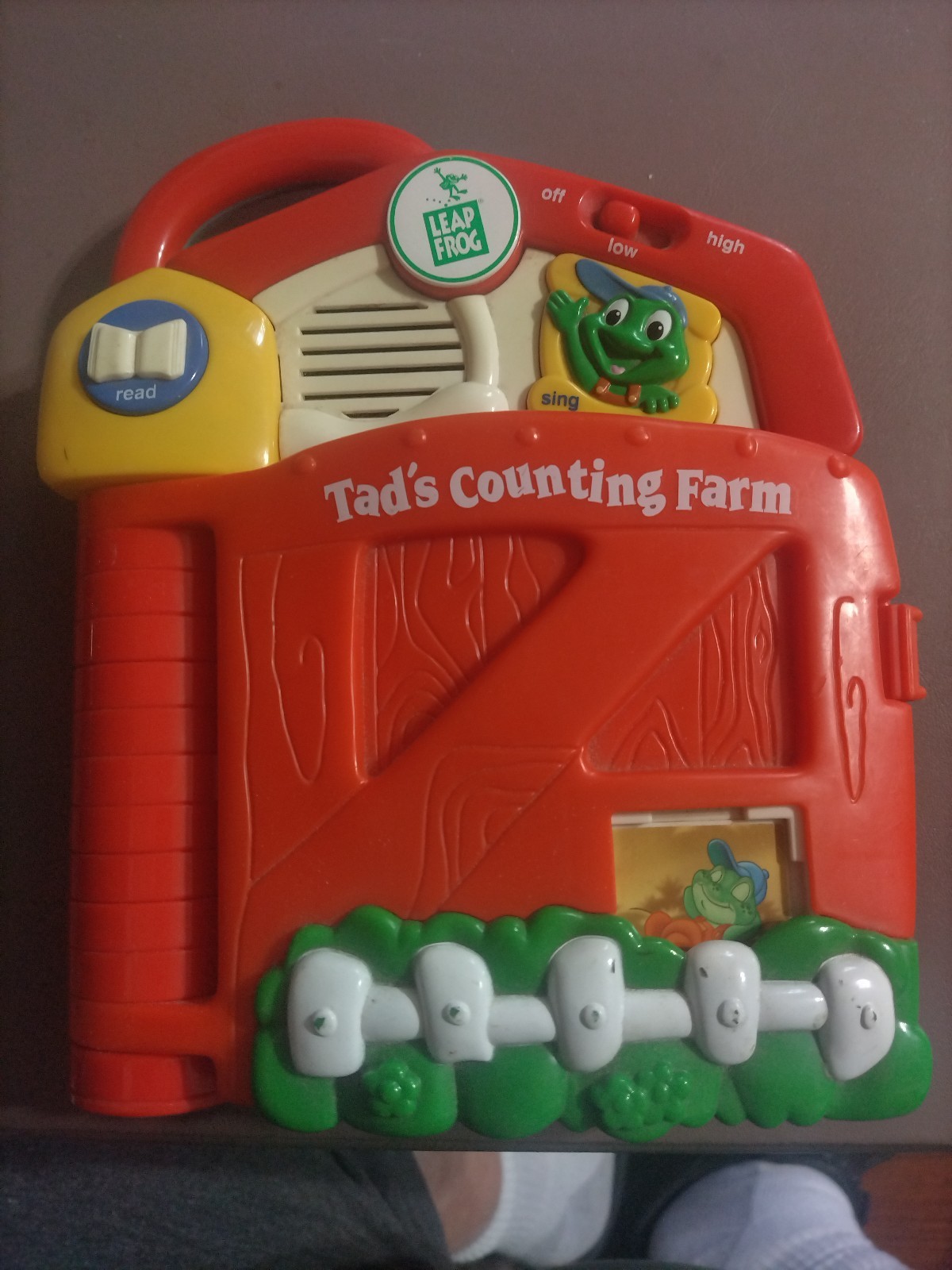 Leap Frog ~ TAD’S COUNTING FARM Interactive Electronic Talking Book ~ Complete