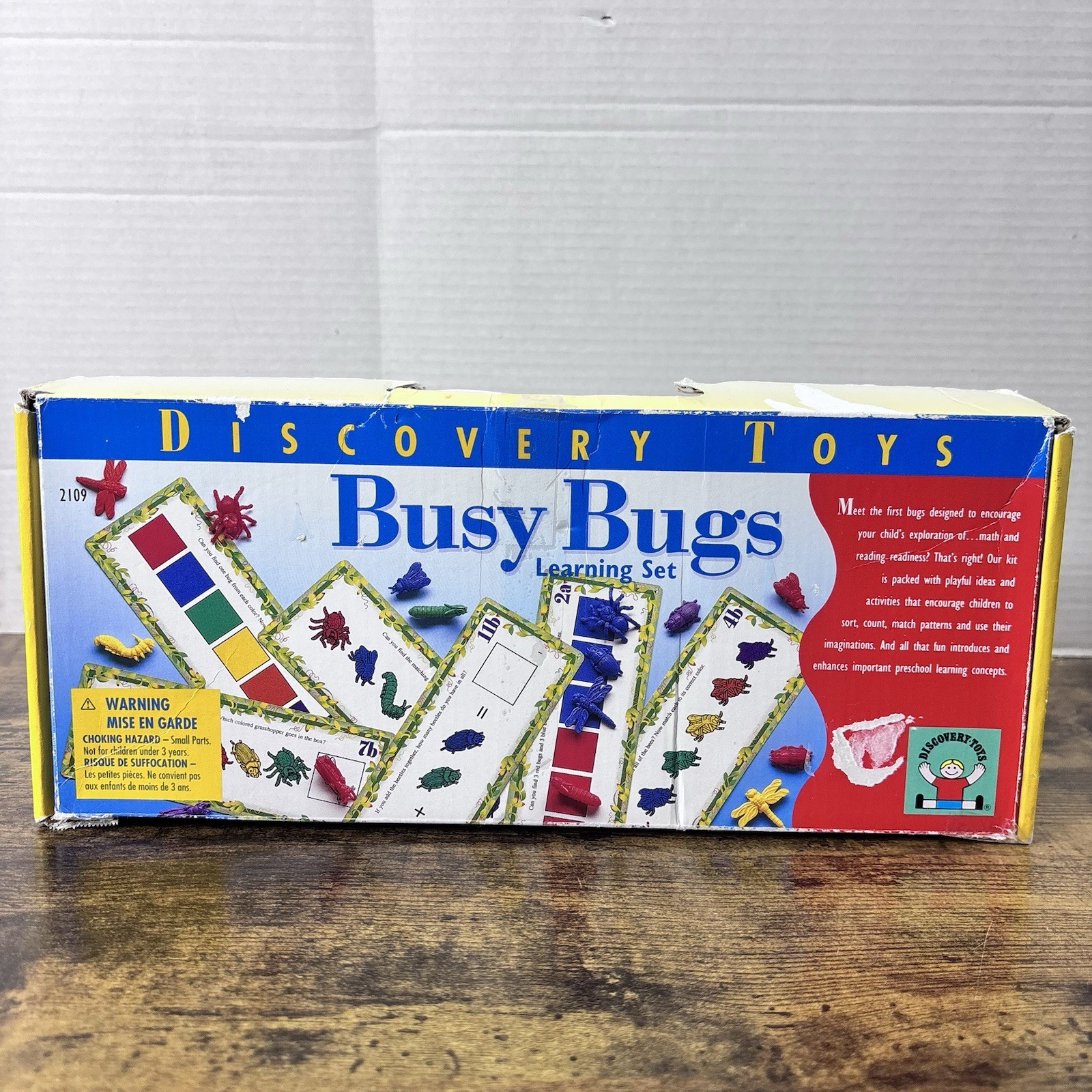 Discovery Toys Busy Bugs Learning Resources Game 2000 Vtg Original Box Complete