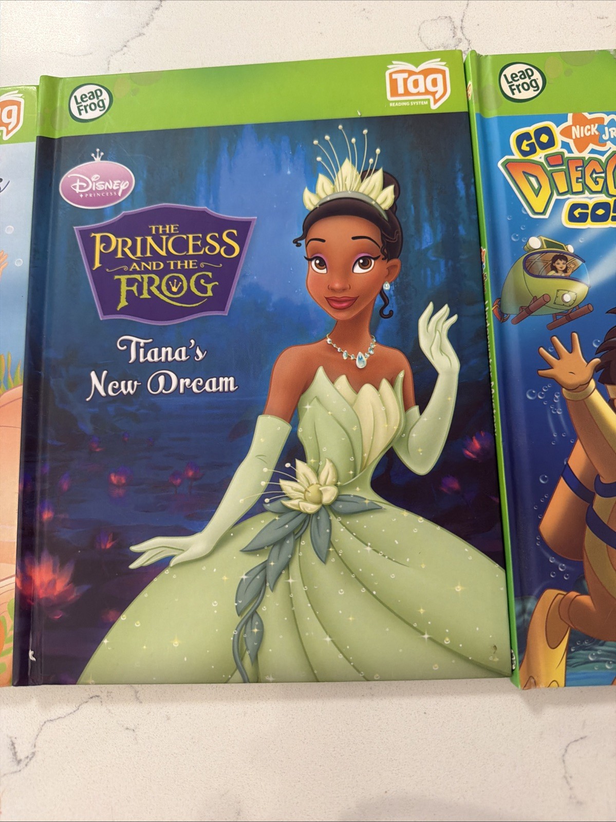 LeapFrog TAG Reading Books Disney Princess Little Mermaid Diego 3 HC 2 Soft 5