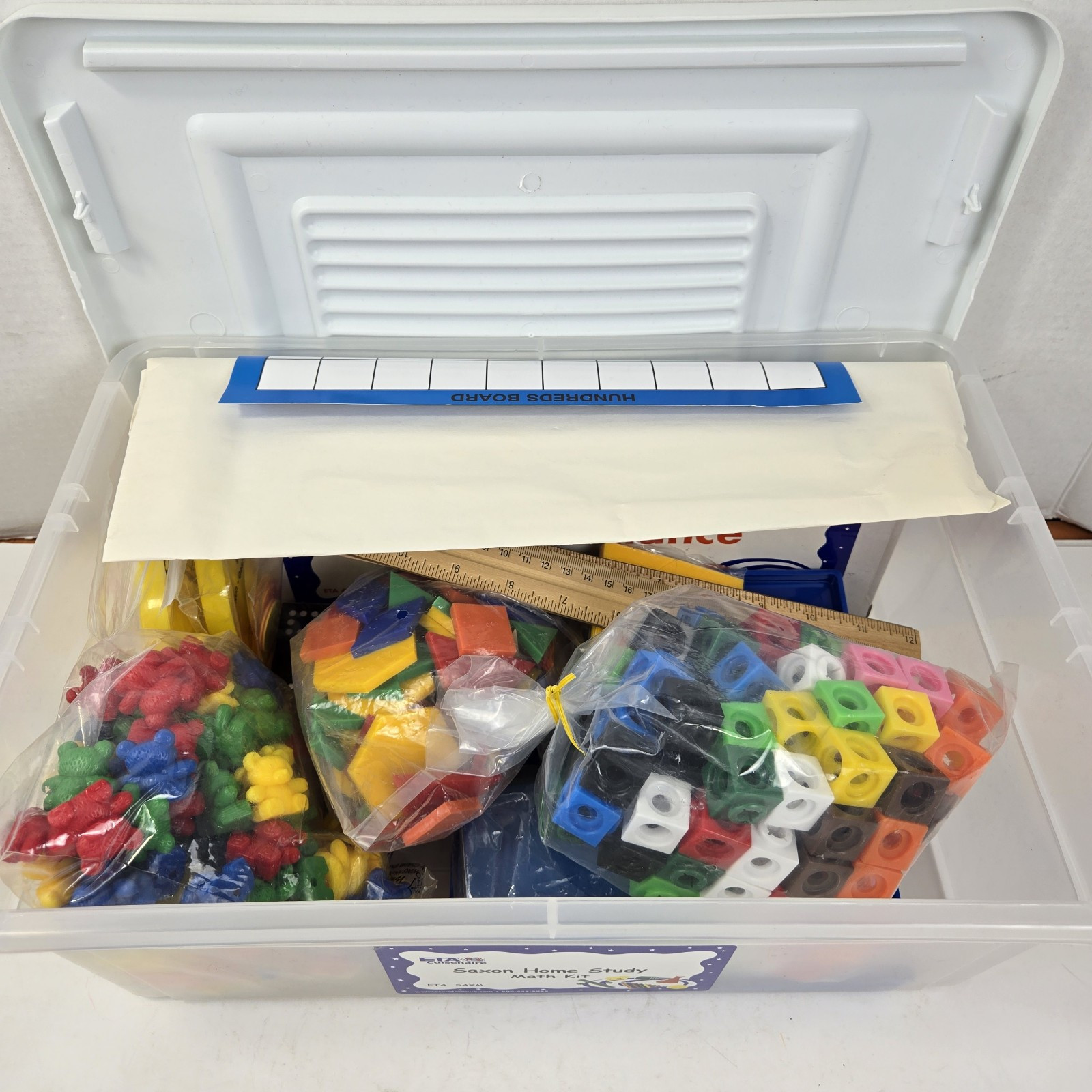 NEW Saxon Math K-3 Homeschool Manipulative Kit ETA Cuisenaire SEALED BOX