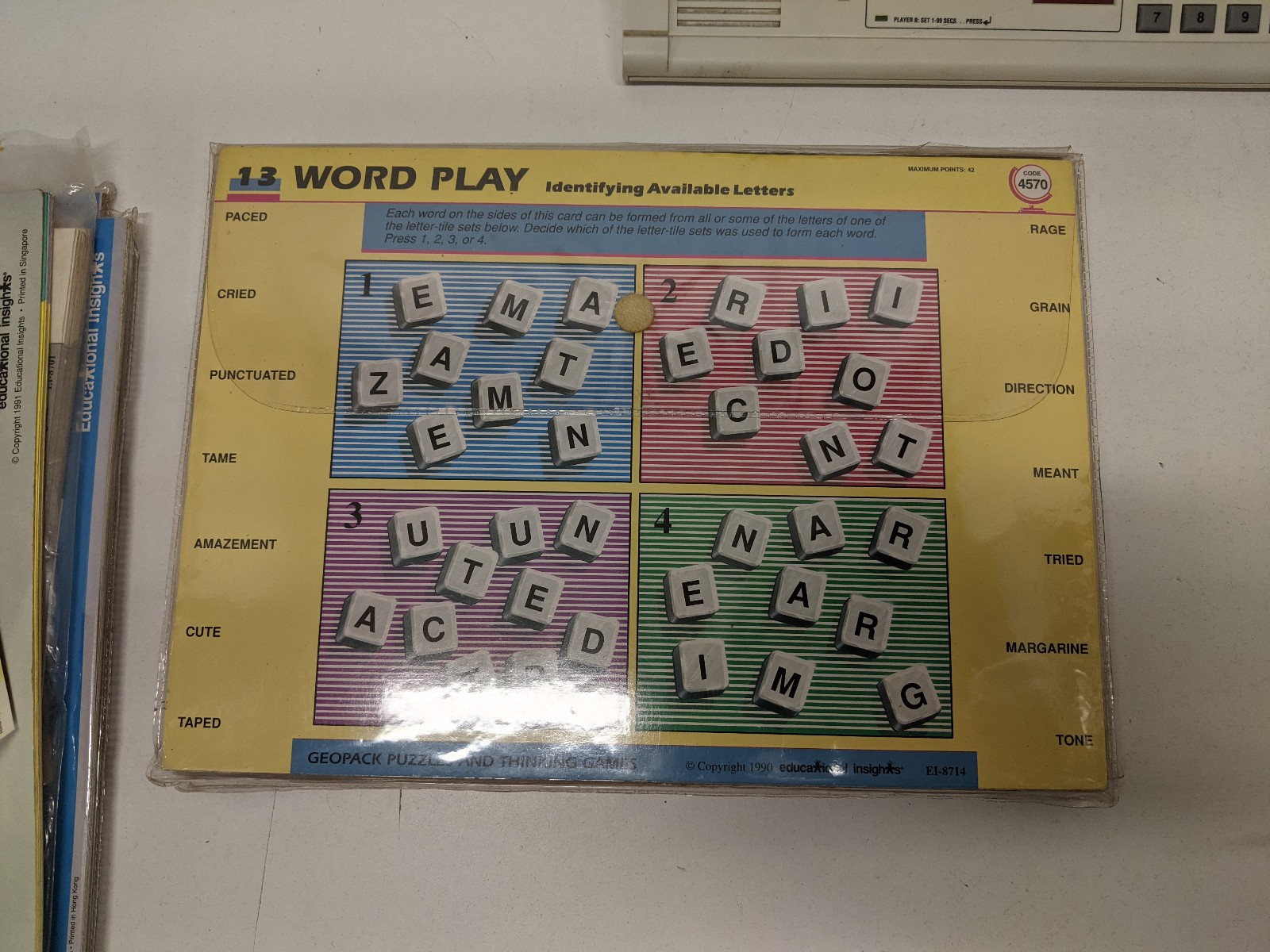 Large Lot of GeoSafari & MathSafari Learning Game plus Modules – Tested/Working