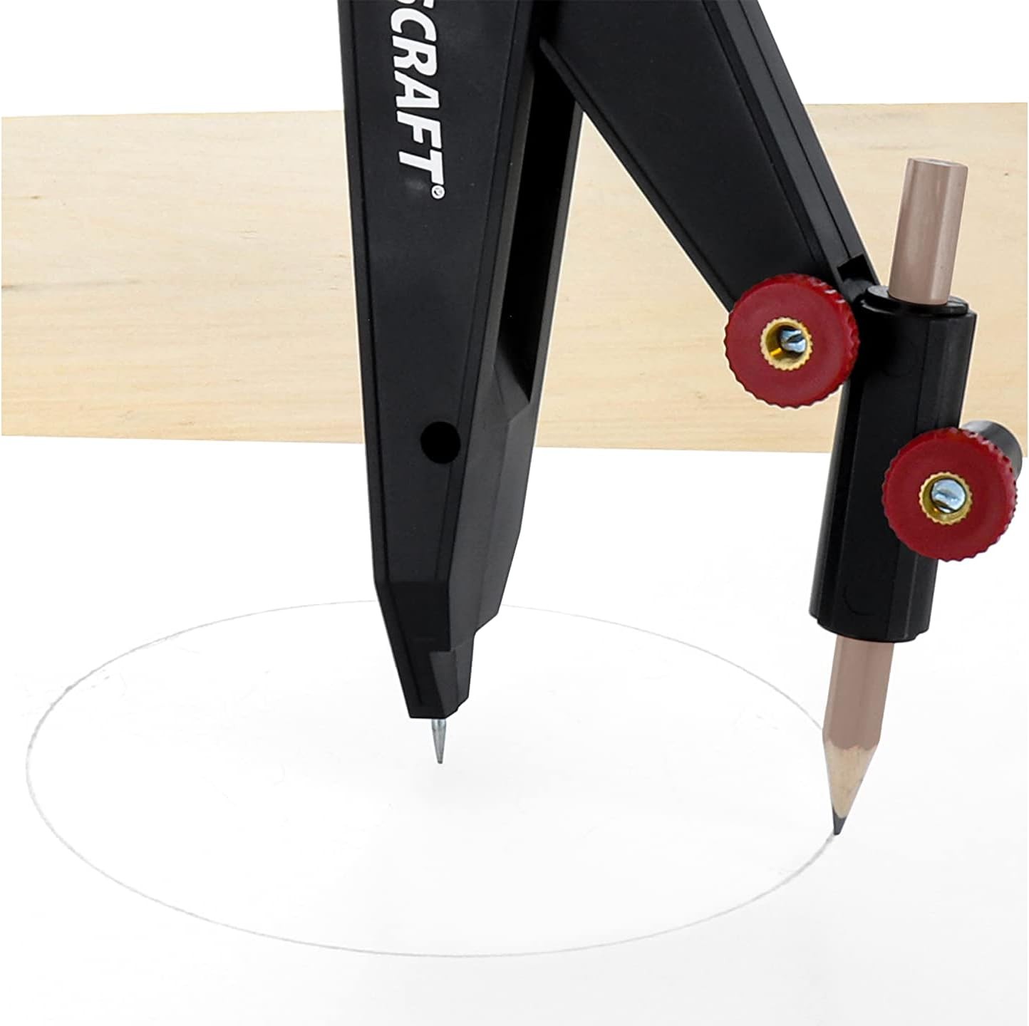 Milescraft 8407 ScribeTec – Scribing and Compass 1 Count (Pack of 1), Black
