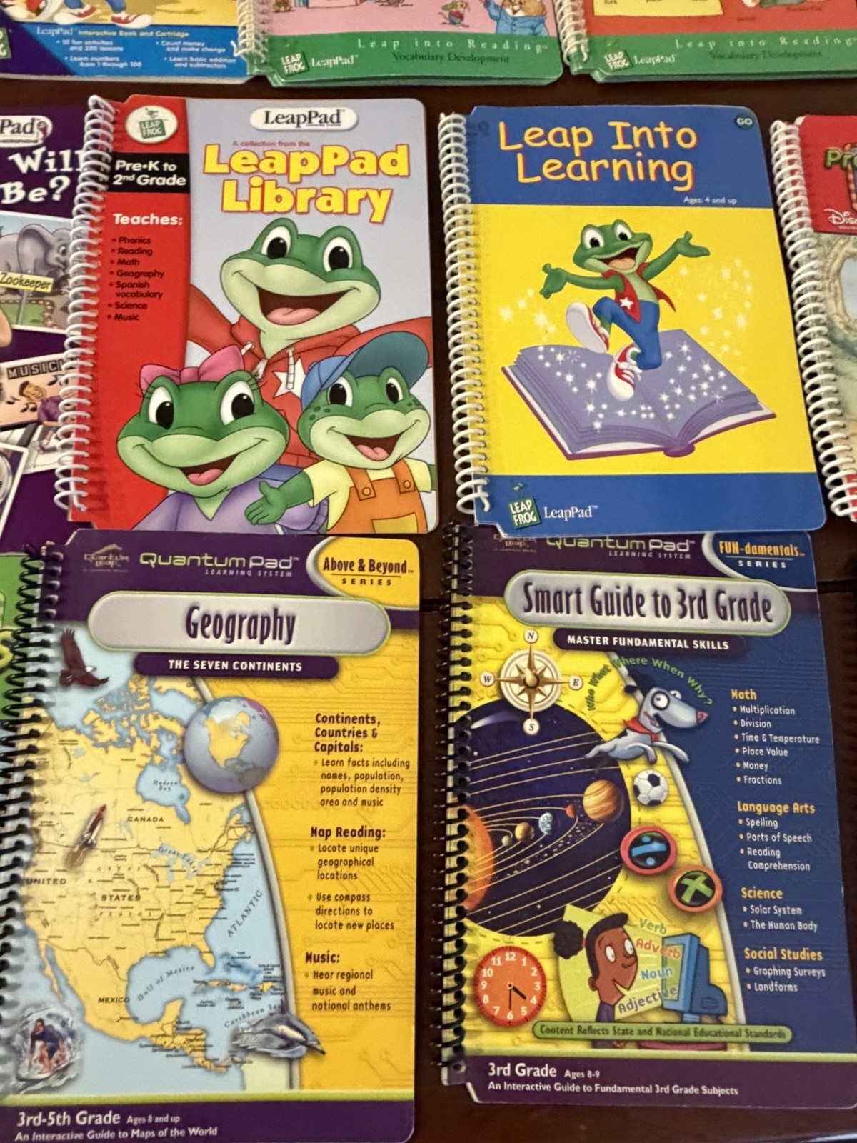Lot of 14 Leap Frog Leap Pad Books ONLY – NO CARTRIDGES