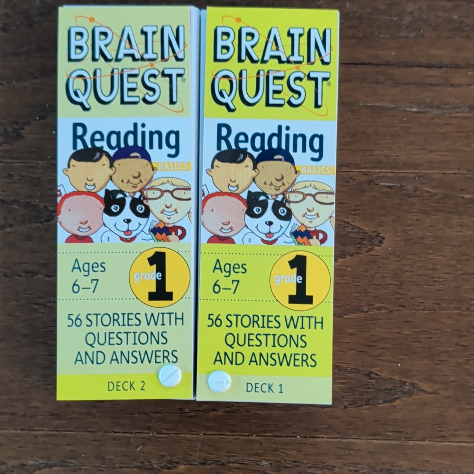Brain Quest Reading Basics Grade 1 & 3 Revised 4th Ed Reading Cards Deck Lot