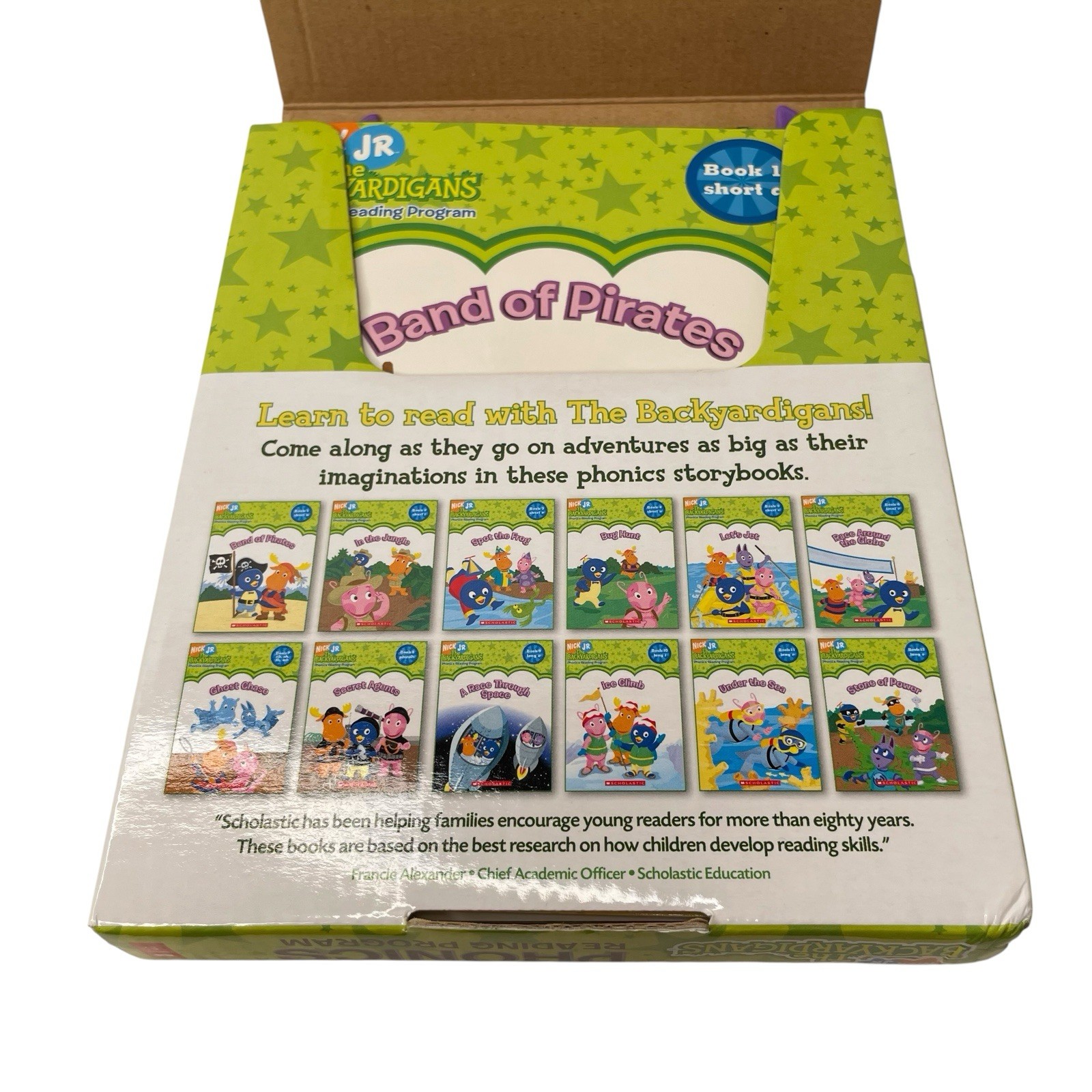 Scholastic phonics reading program Nick Jr.’s The Backyardigans 12 Books 15 Card