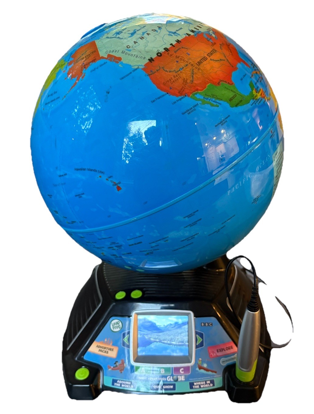 LeapFrog Magic Adventures Globe 2.8″ Video Screen BBC Videos Interactive Games