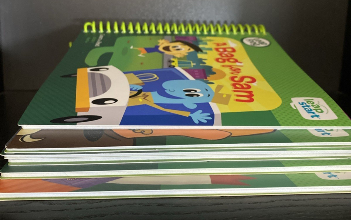 Leapfrog LeapStart Learn to Read Vol 1 Green Books 1-6 Early Reading Ages 4-7