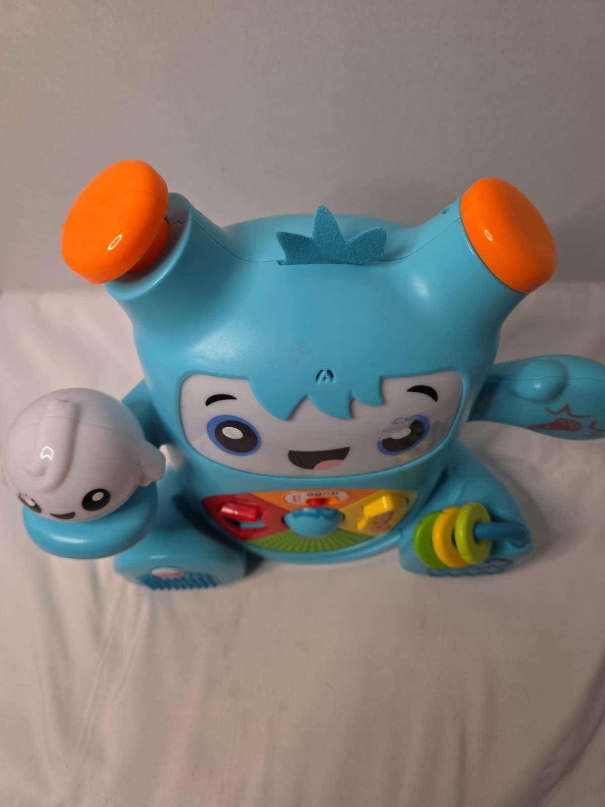 Fisher Price Rockit and Glow Interactive Learning Robot Smart Stages Toy Teal