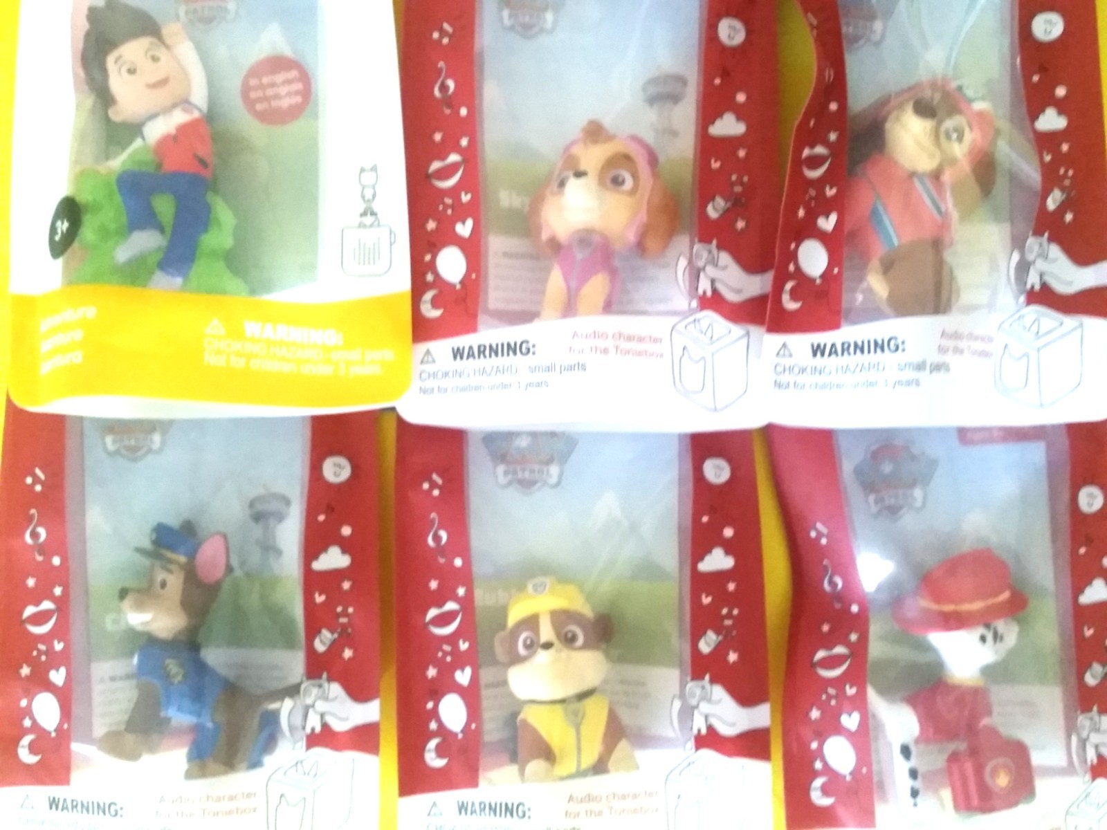 X6 SEALED) tonies PAW PATROL Ryder (SOLD OUT) Chase Rubble Marshall Skye Liberty