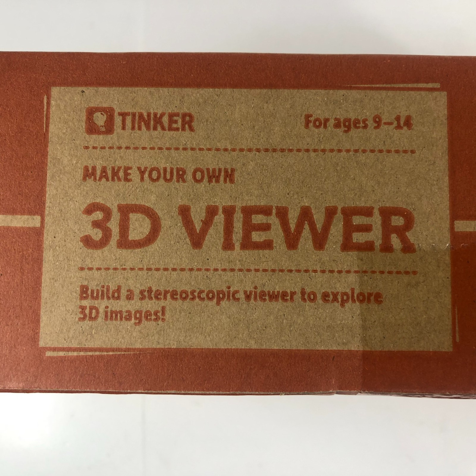 KiwiCo Tinker Crate MAKE YOUR OWN 3D VIEWER STEM Kit Ages 9-14 New Sealed