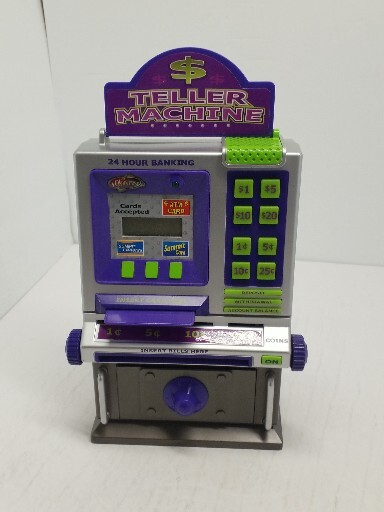 Toy Electronic Deluxe ATM Bank Teller Machine Summit Brand