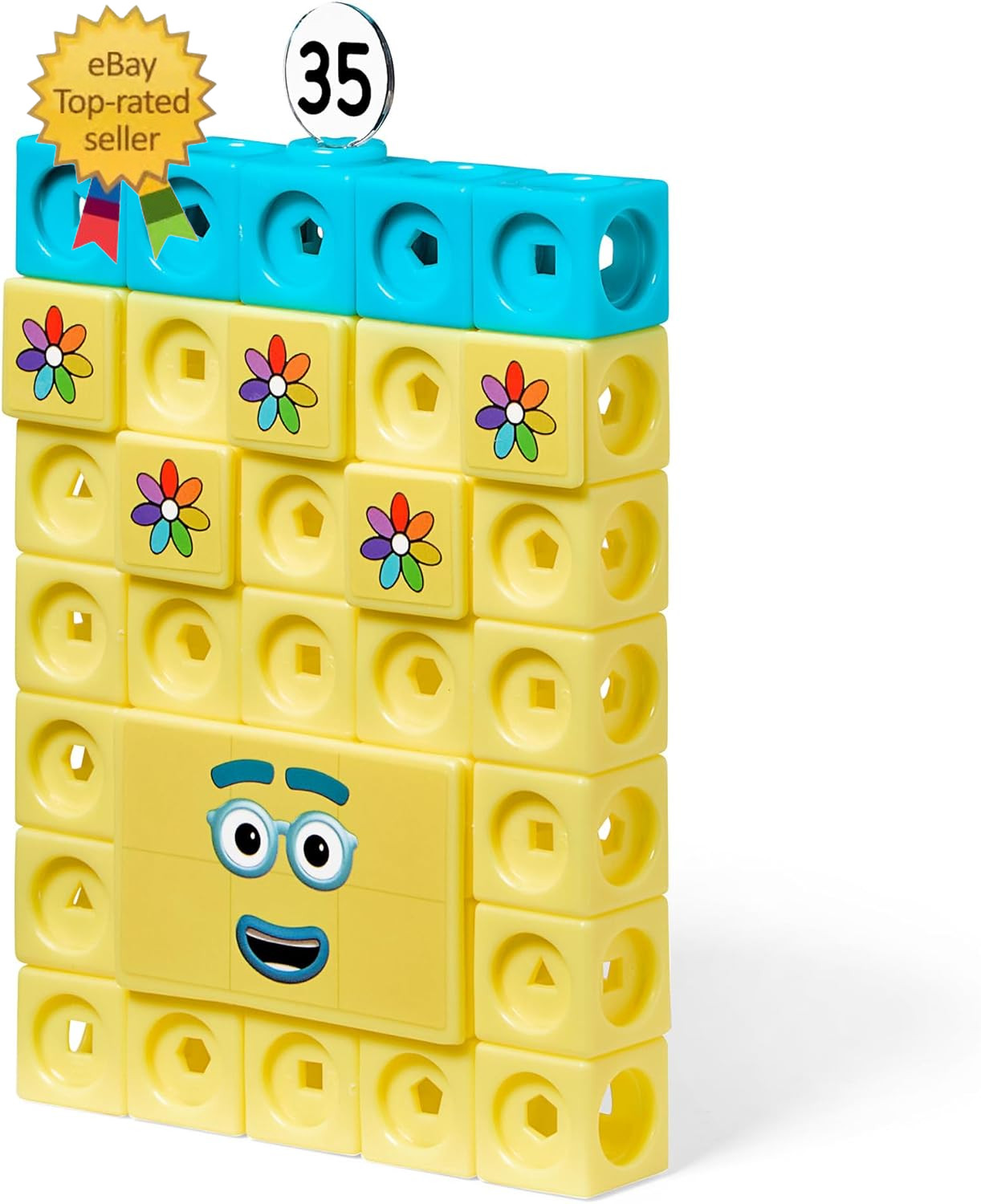 31-40 Mathlink Cubes Activity Set – Learn Numbers & Early Math Skills, Preschool