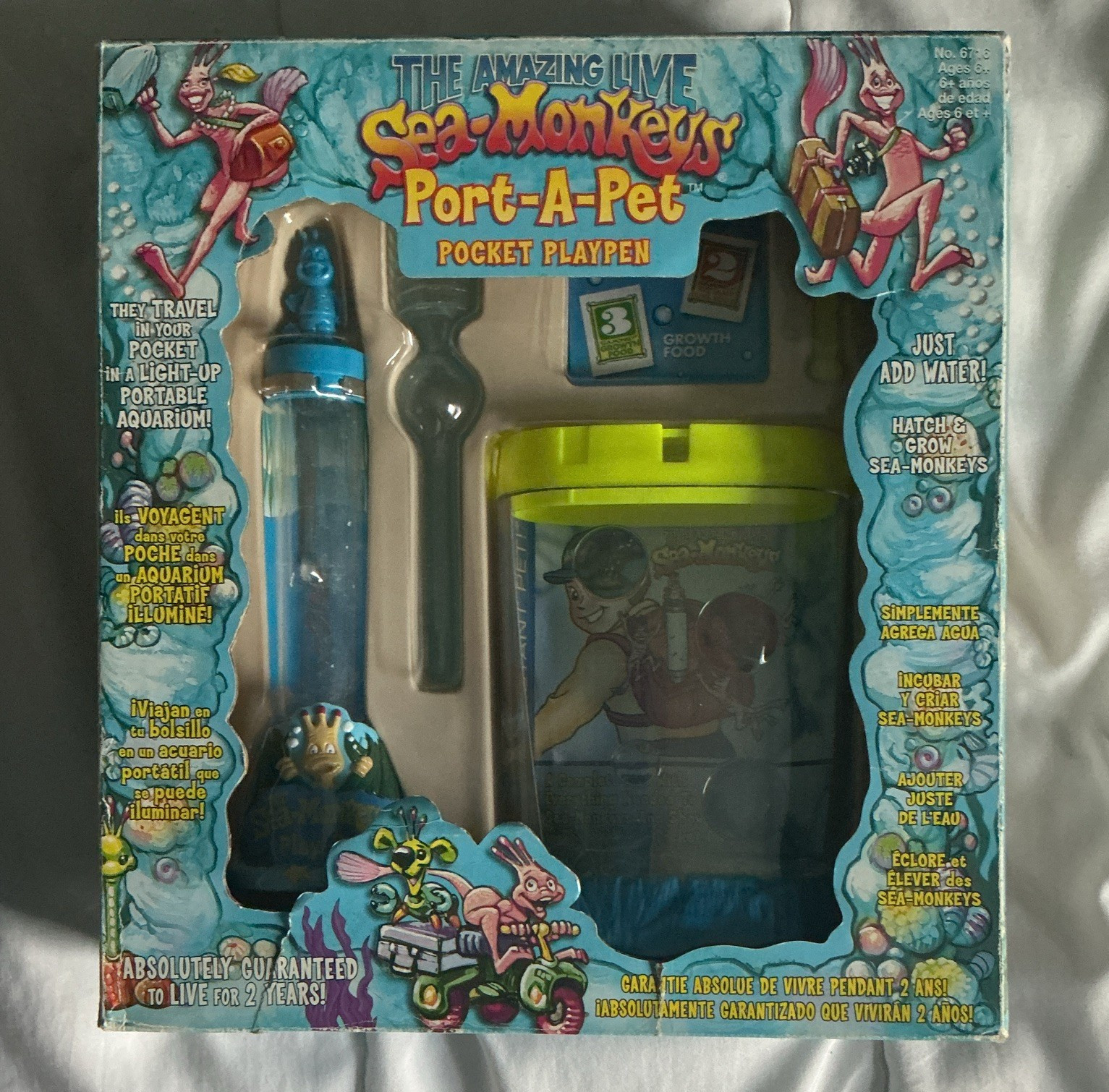 Amazing Live Sea-Monkeys Port-A-Pet Pocket Playpen Kit MPN 6716 (DM for offers)