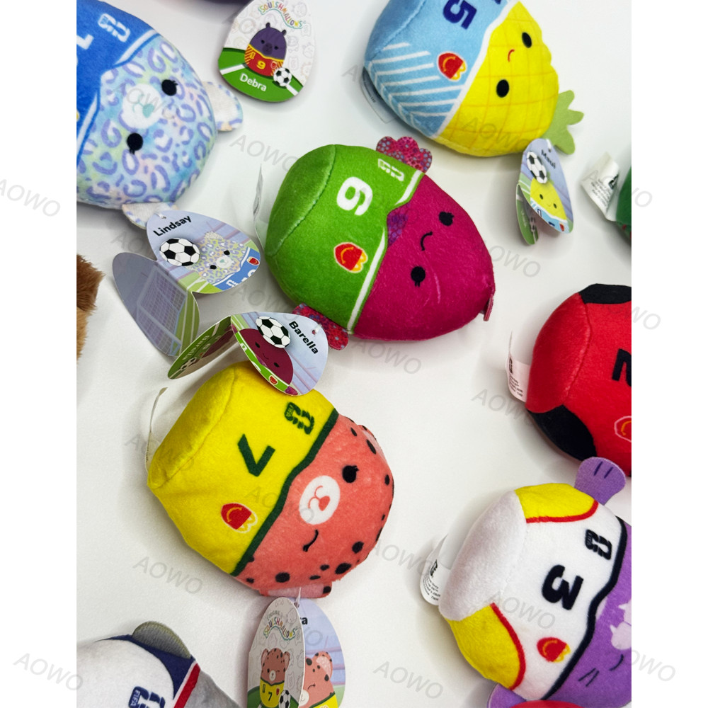 12PCS Set Mc DONALD’S Squishmallows World Cup 2026 Happy Meal Toys