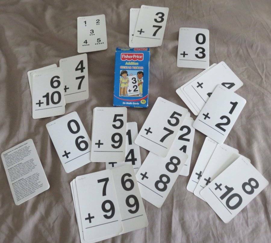 Big Mixed LOT Educational FLASH CARDS Addition Phonics 1st Words Division Teach
