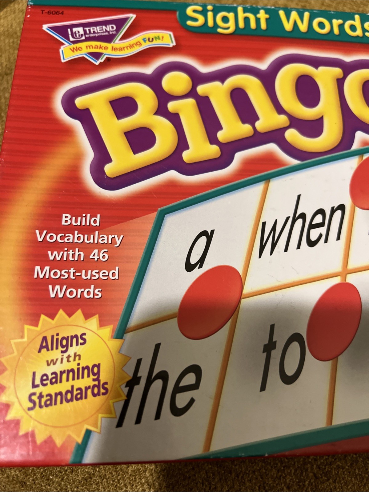 Vocabulary Spelling Bingo Sight Words Level 1 Game Exciting Way to Learn Free🎁
