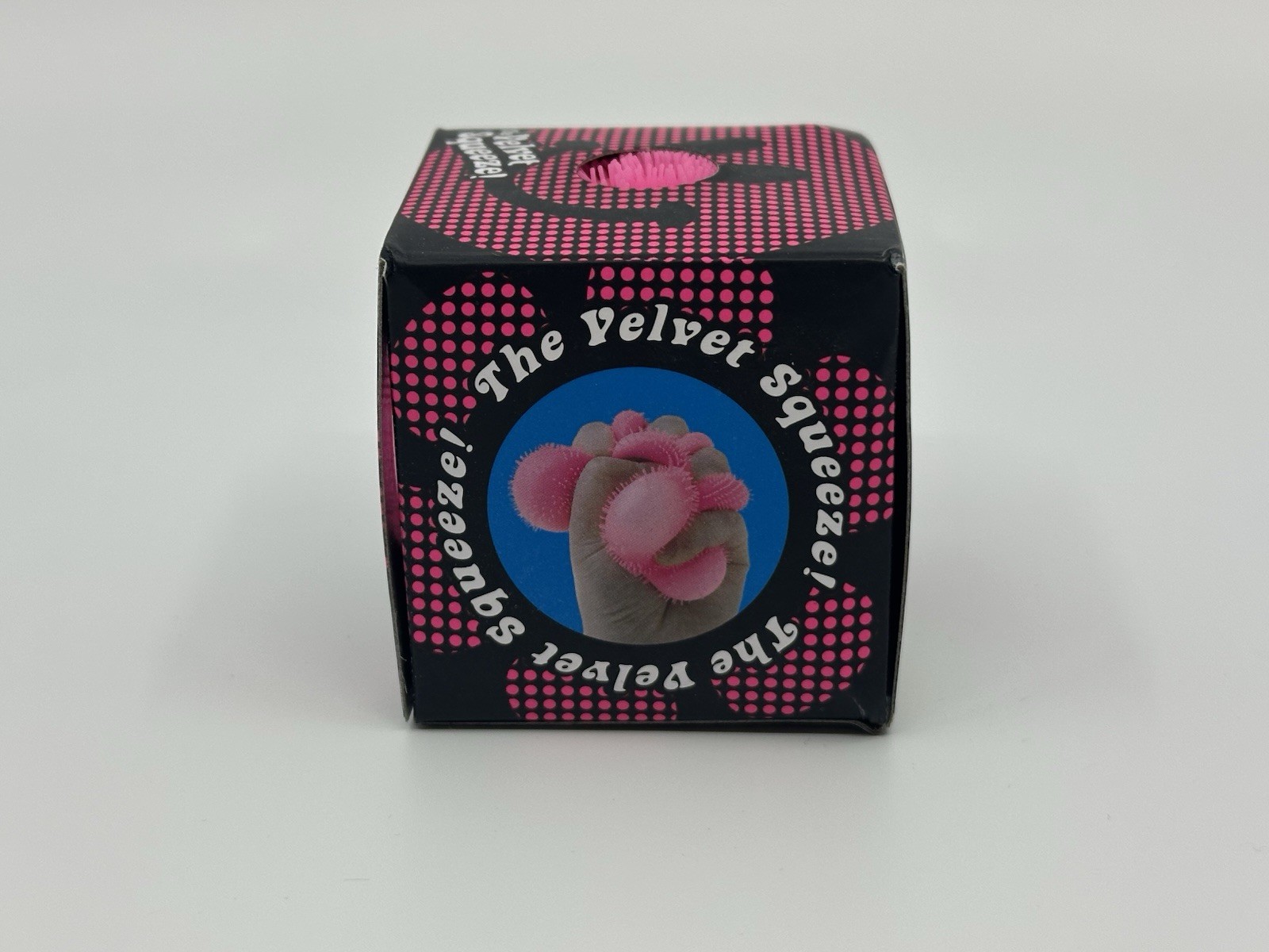 Pink Needoh FUZZ BALL Flower Power Nee Doh Squishy NEE-DOH Fuzzball AUTHENTIC